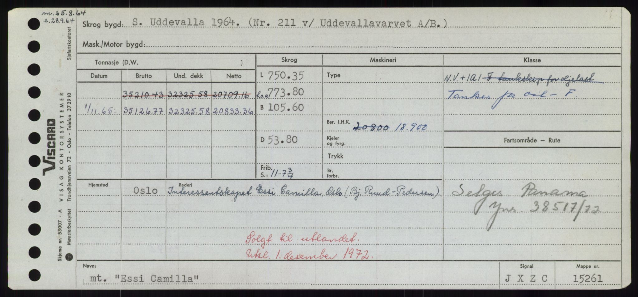 Sjøfartsdirektoratet med forløpere, Skipsmålingen, AV/RA-S-1627/H/Hd/L0009: Fartøy, E, p. 567