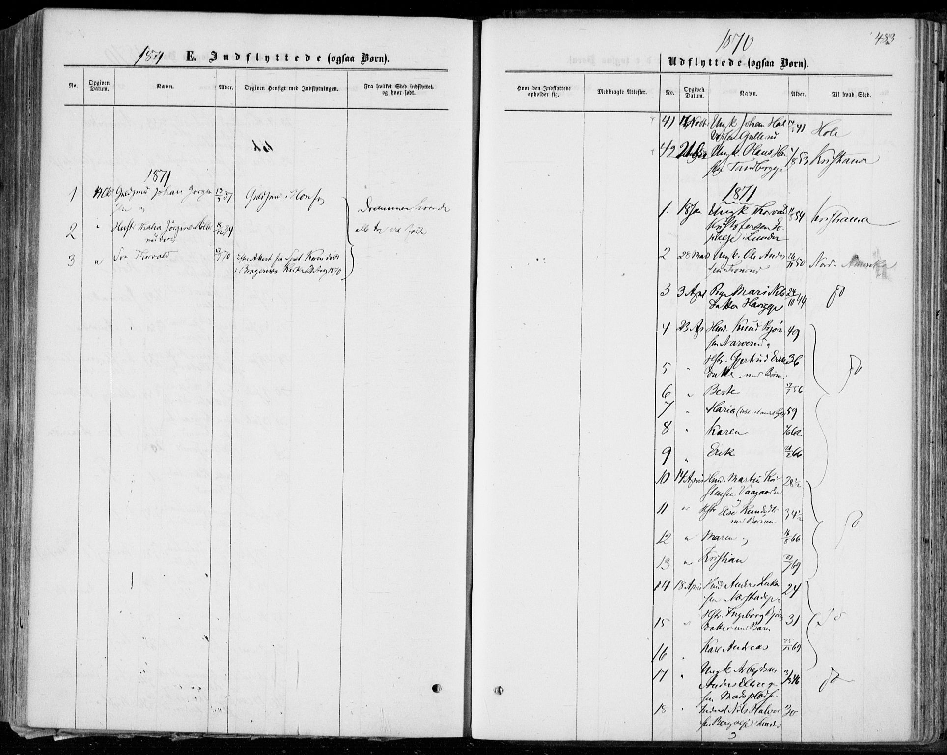 Norderhov kirkebøker, AV/SAKO-A-237/F/Fa/L0013: Parish register (official) no. 13, 1866-1874, p. 483