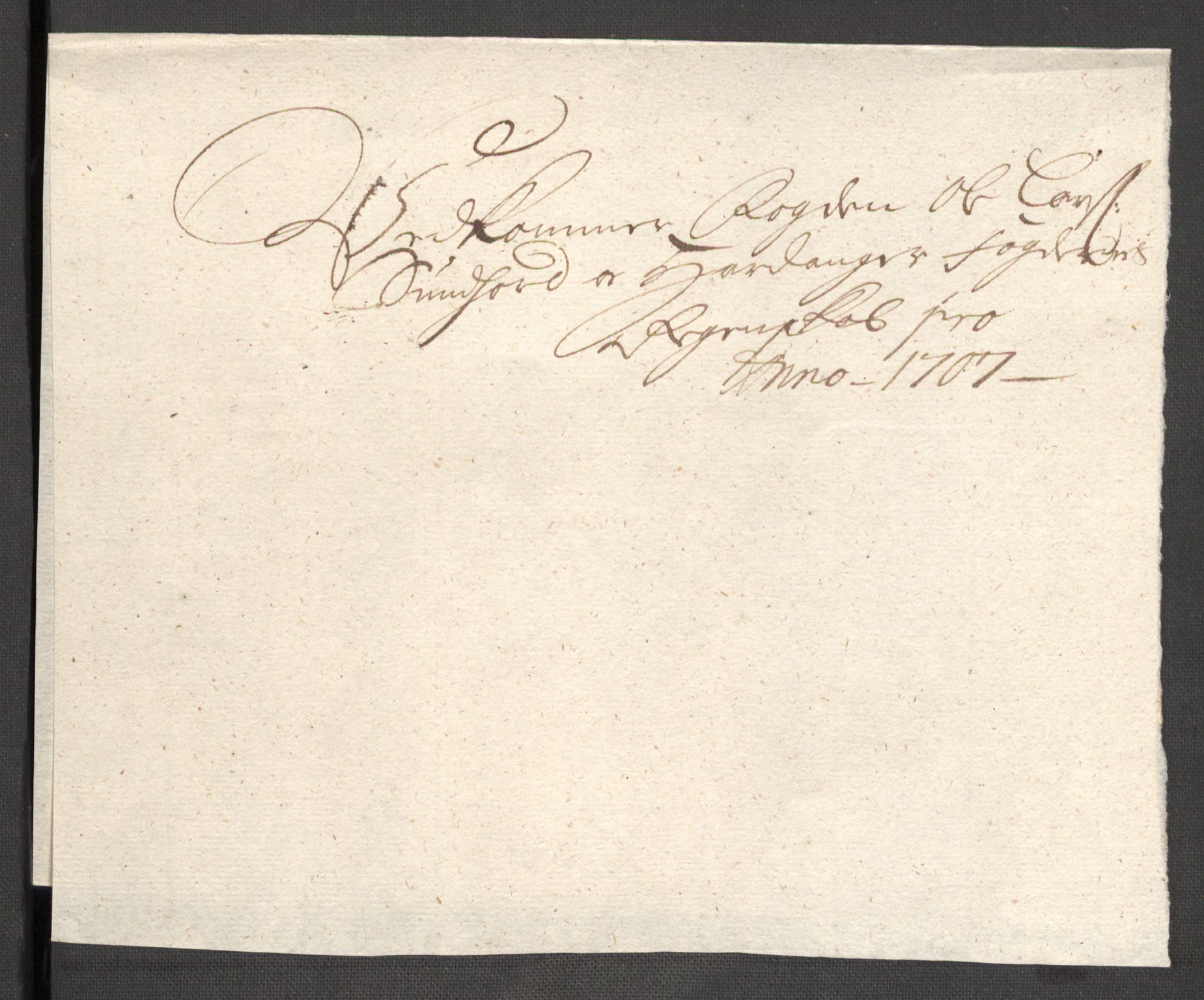 Rentekammeret inntil 1814, Reviderte regnskaper, Fogderegnskap, AV/RA-EA-4092/R48/L2984: Fogderegnskap Sunnhordland og Hardanger, 1706-1707, p. 384