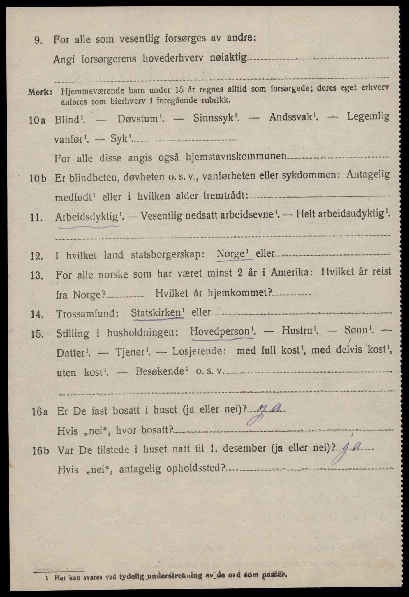 SAT, 1920 census for Fræna, 1920, p. 5360