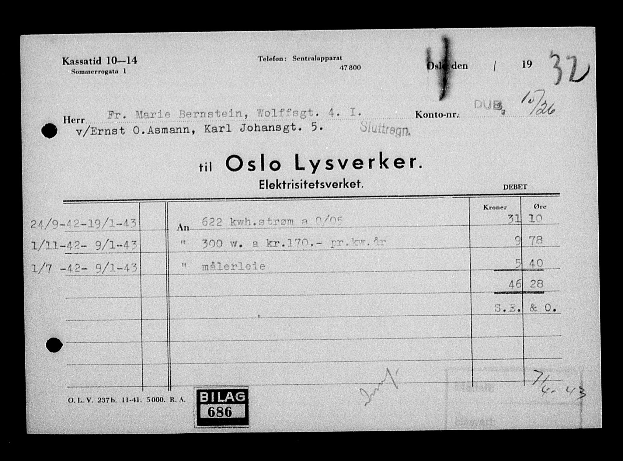 Justisdepartementet, Tilbakeføringskontoret for inndratte formuer, AV/RA-S-1564/H/Hc/Hcc/L0922: --, 1945-1947, p. 42