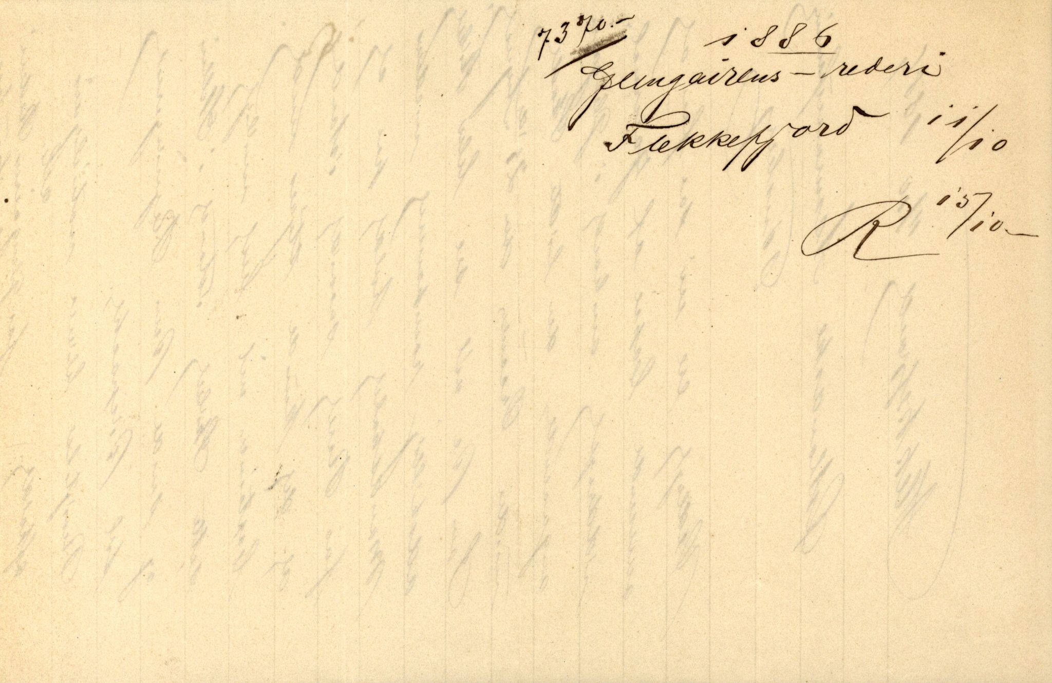 Pa 63 - Østlandske skibsassuranceforening, VEMU/A-1079/G/Ga/L0019/0009: Havaridokumenter / Føyenland, Glengairn, Granfos, Seagull, 1886, p. 7