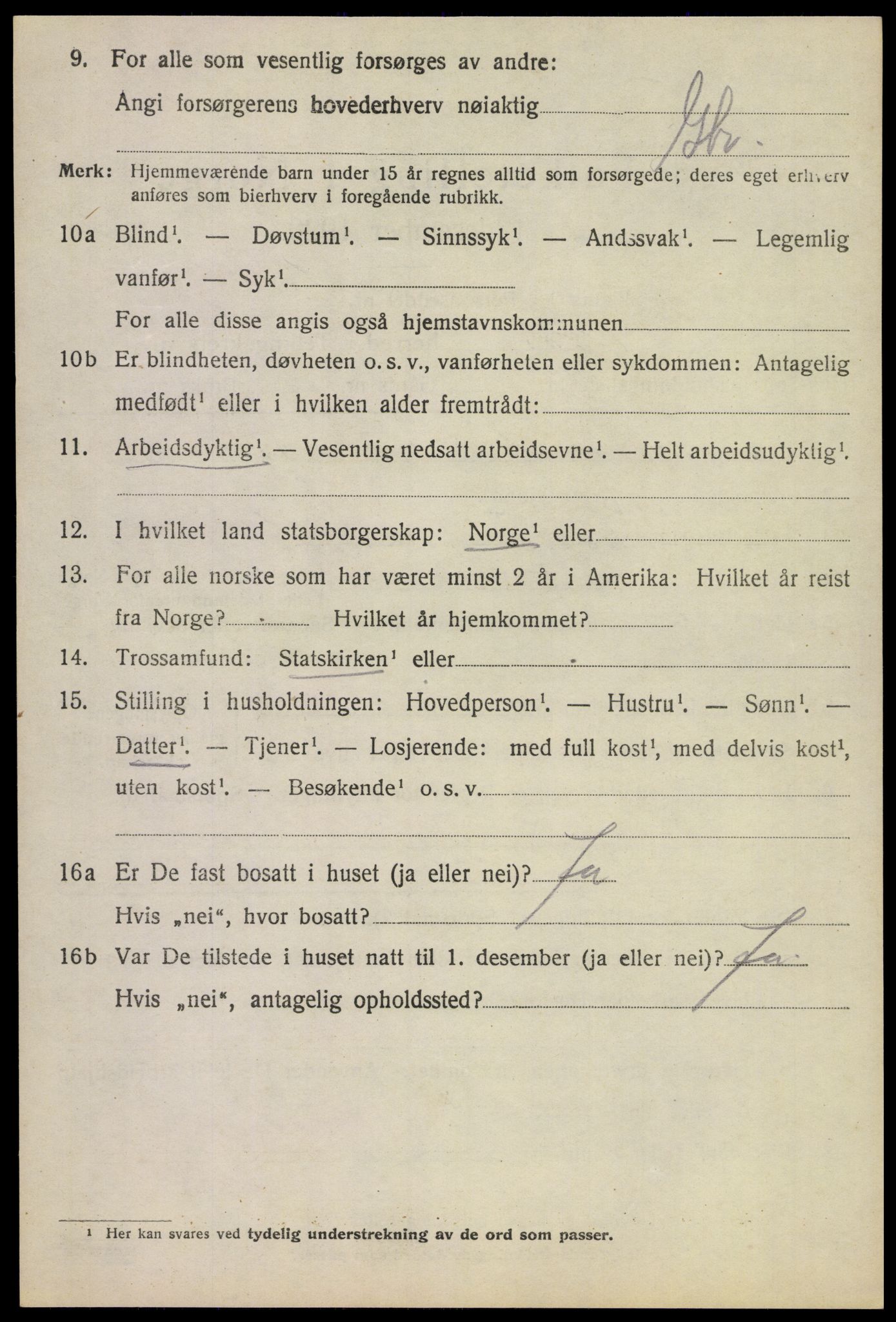 SAKO, 1920 census for Borre, 1920, p. 6927