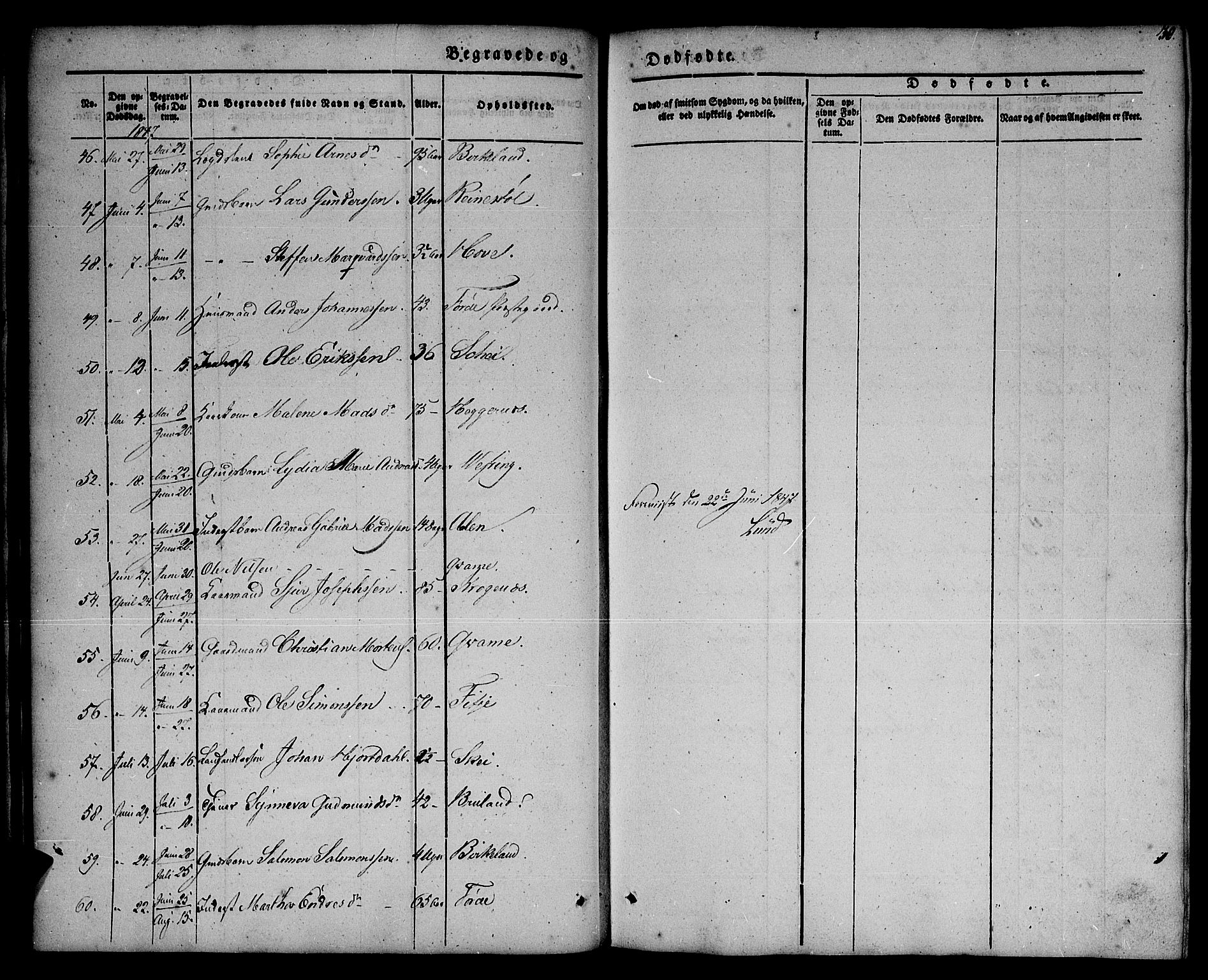 Førde sokneprestembete, SAB/A-79901/H/Haa/Haaa/L0008: Parish register (official) no. A 8, 1843-1860, p. 30