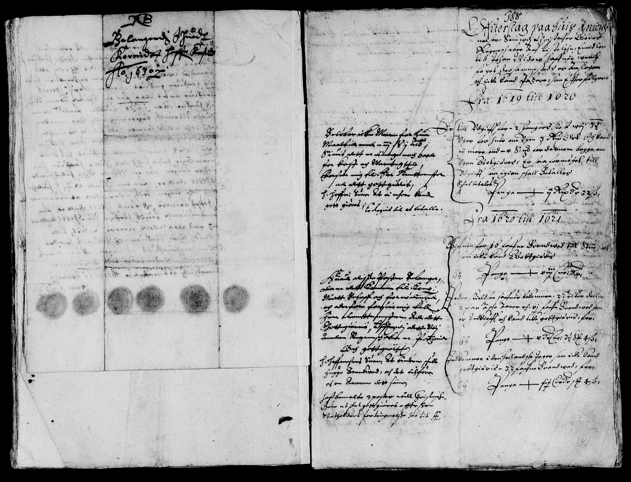 Rentekammeret inntil 1814, Reviderte regnskaper, Lensregnskaper, AV/RA-EA-5023/R/Rb/Rbq/L0020: Nedenes len. Mandals len. Råbyggelag., 1630-1631