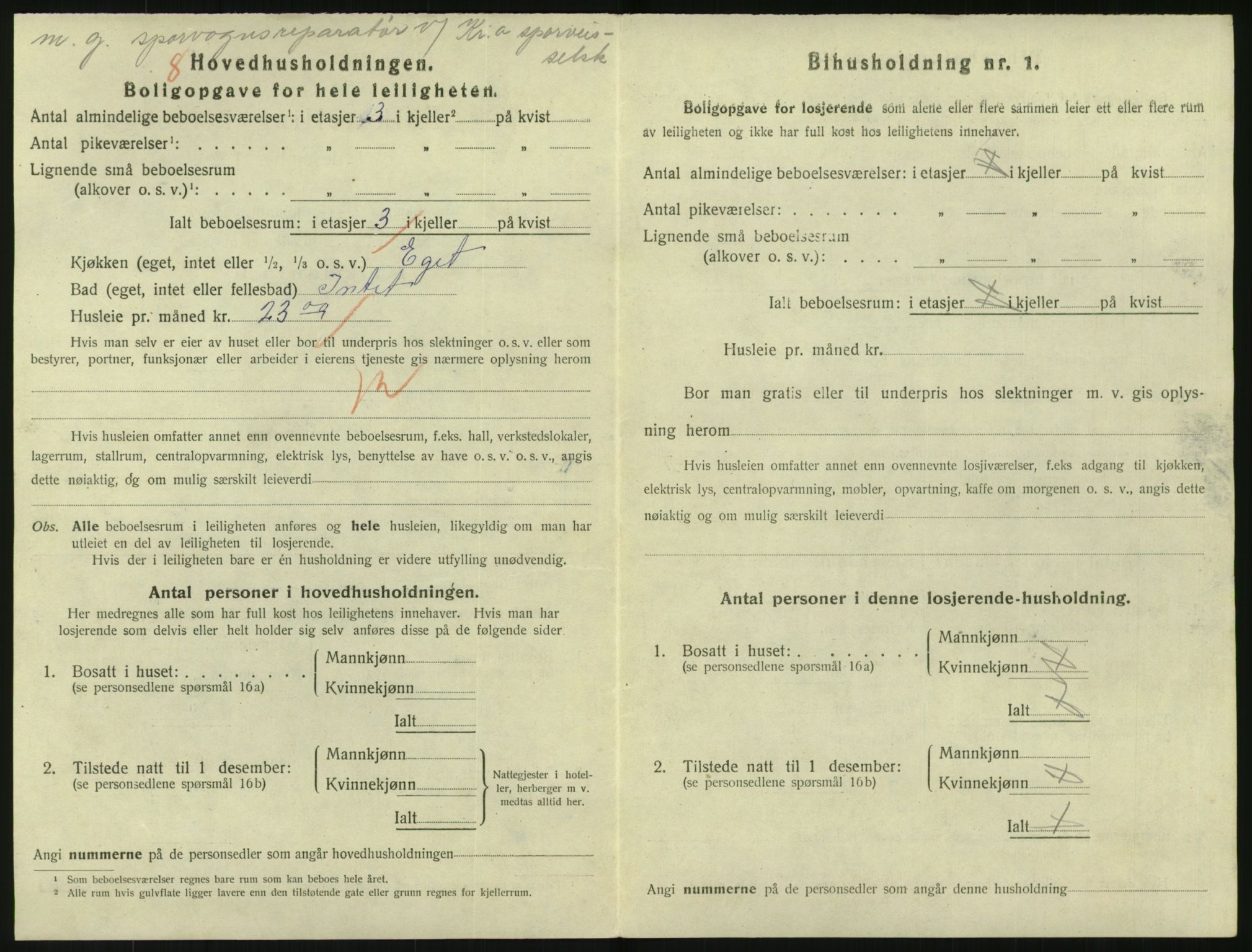 SAO, 1920 census for Kristiania, 1920, p. 119942