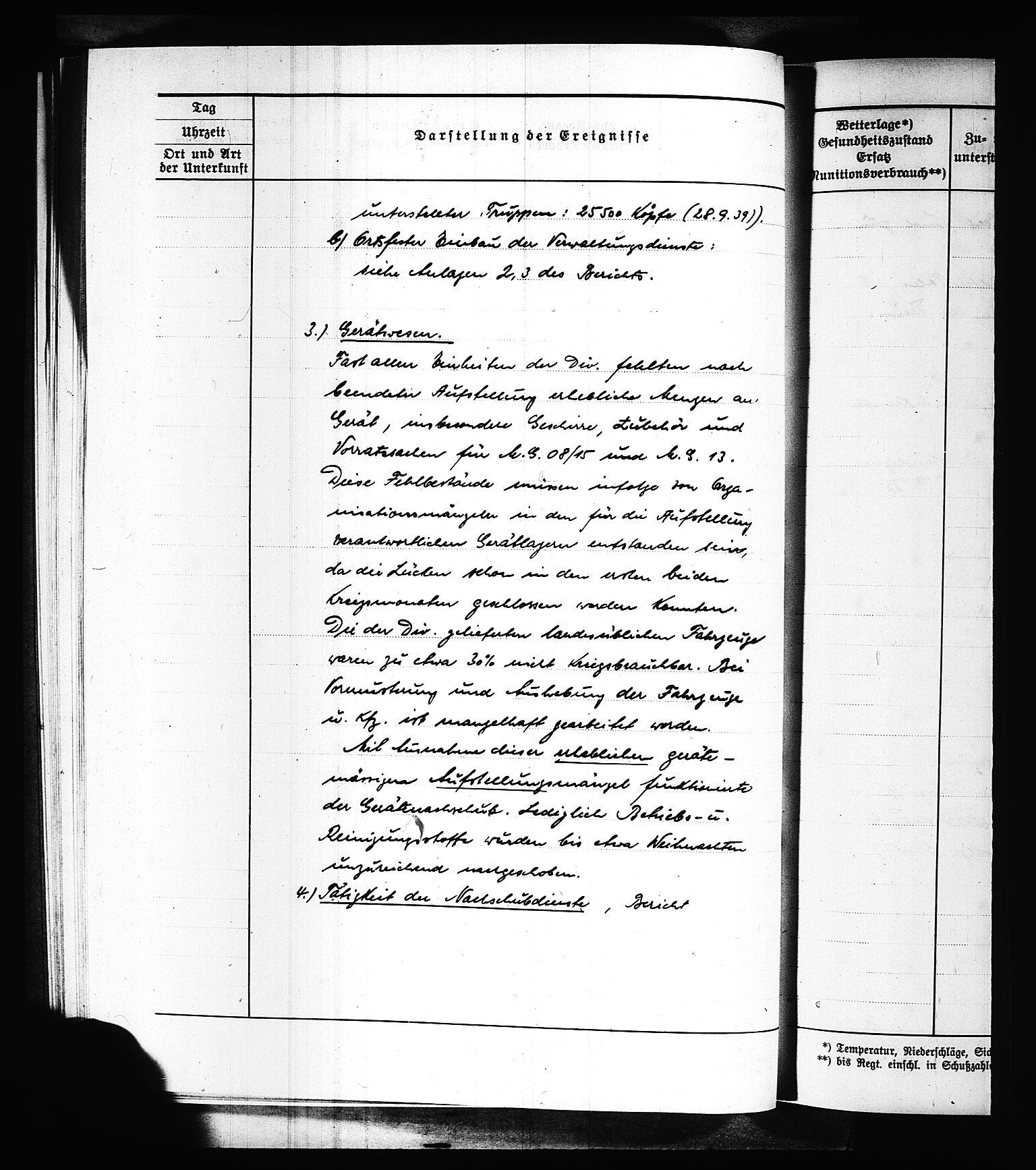 Documents Section, AV/RA-RAFA-2200/V/L0088: Amerikansk mikrofilm "Captured German Documents".
Box No. 727.  FKA jnr. 601/1954., 1939-1940, p. 38