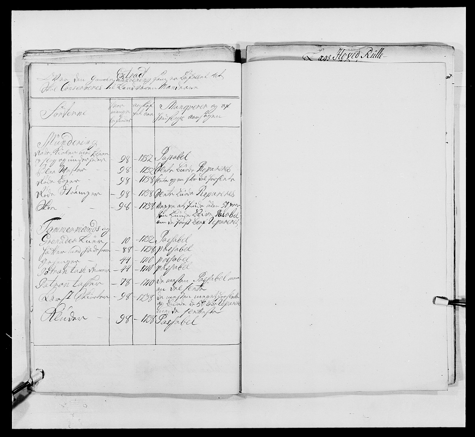 Kommanderende general (KG I) med Det norske krigsdirektorium, AV/RA-EA-5419/E/Ea/L0495: 1. Smålenske regiment, 1732-1763, p. 406