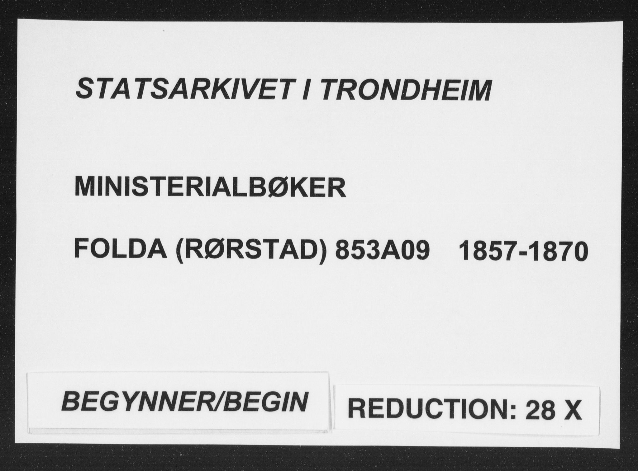 Ministerialprotokoller, klokkerbøker og fødselsregistre - Nordland, SAT/A-1459/853/L0770: Parish register (official) no. 853A09, 1857-1870
