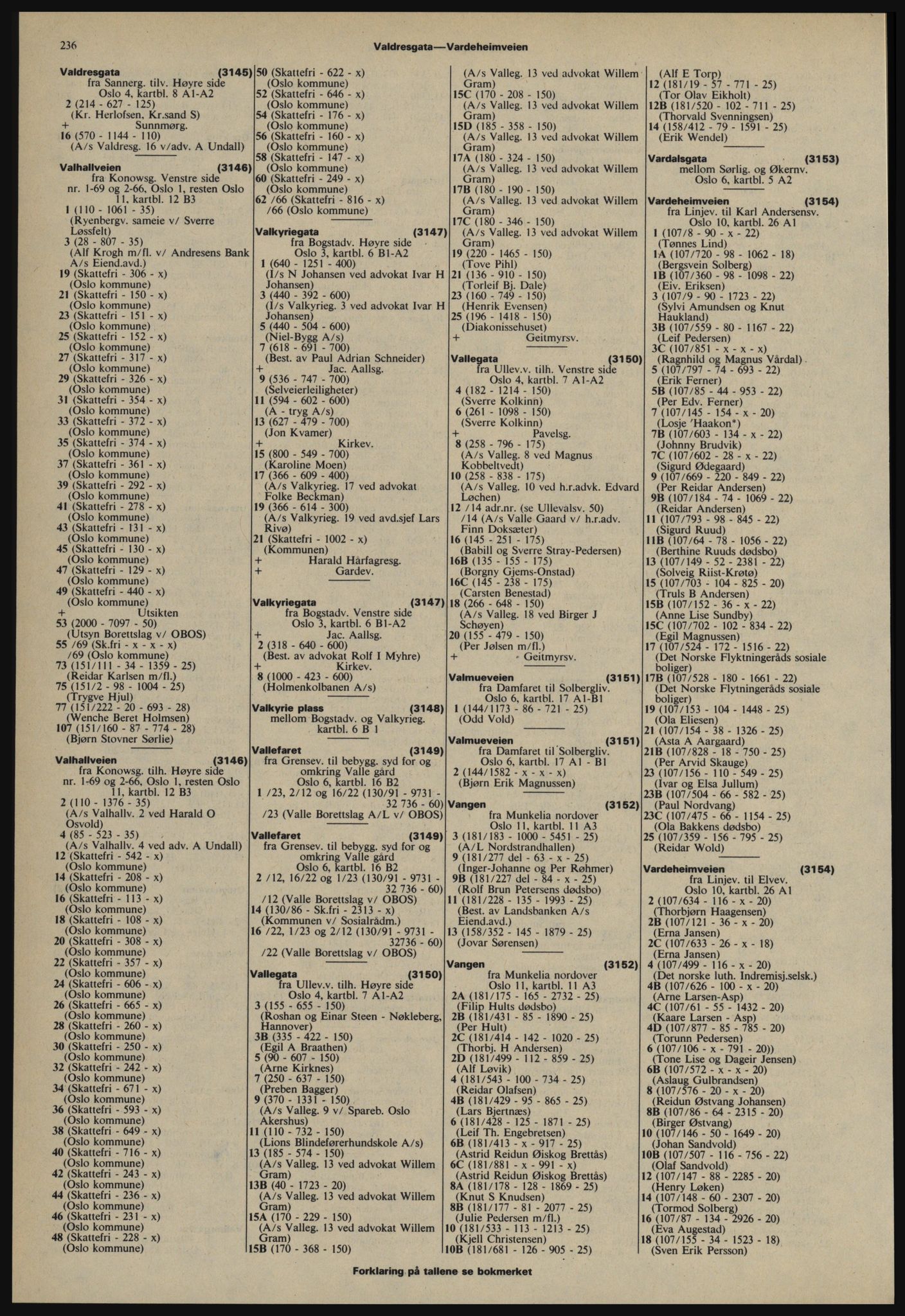 Kristiania/Oslo adressebok, PUBL/-, 1978-1979, p. 236