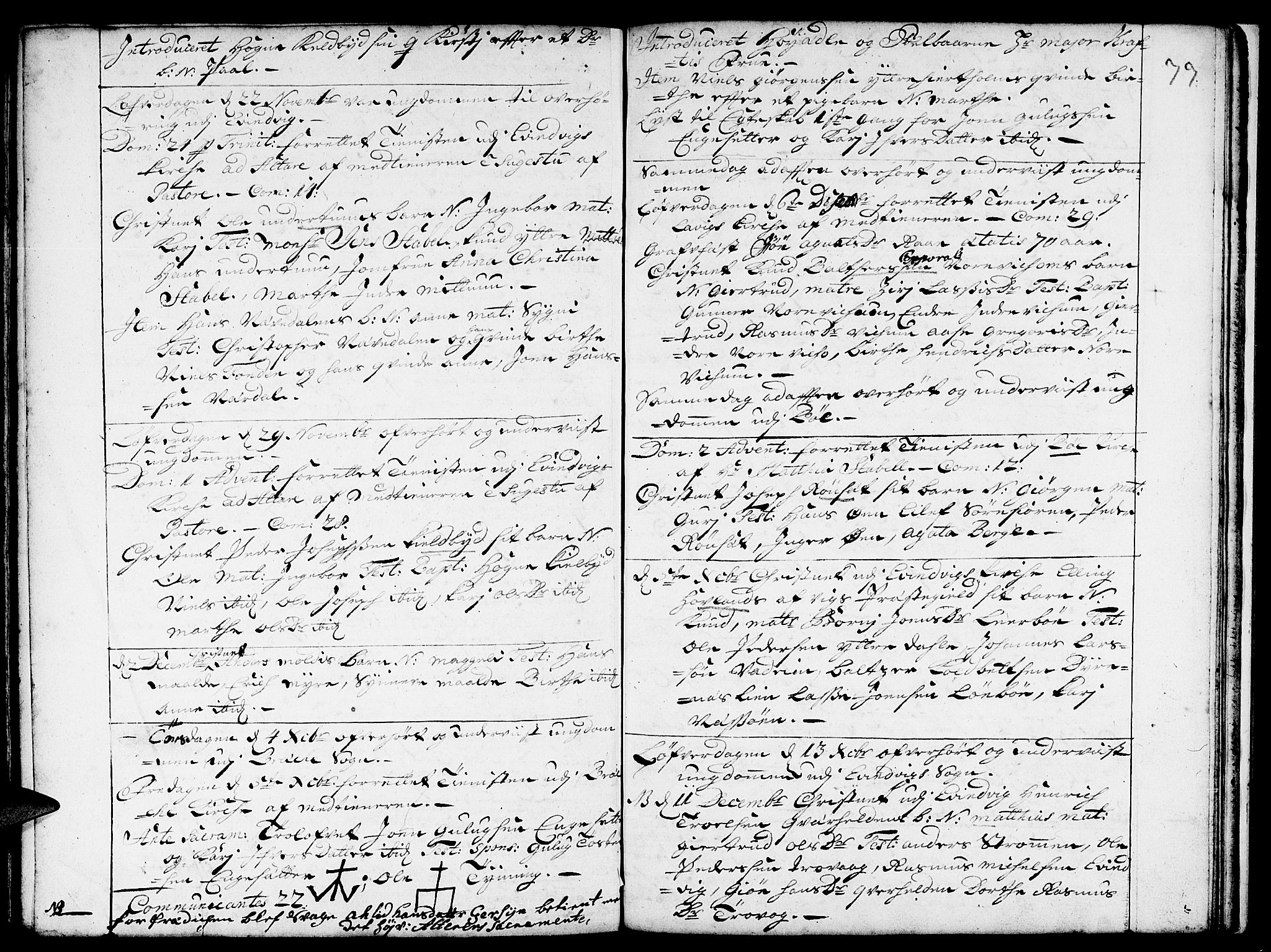 Gulen sokneprestembete, AV/SAB-A-80201/H/Haa/Haaa/L0008: Parish register (official) no. A 8, 1723-1728, p. 77