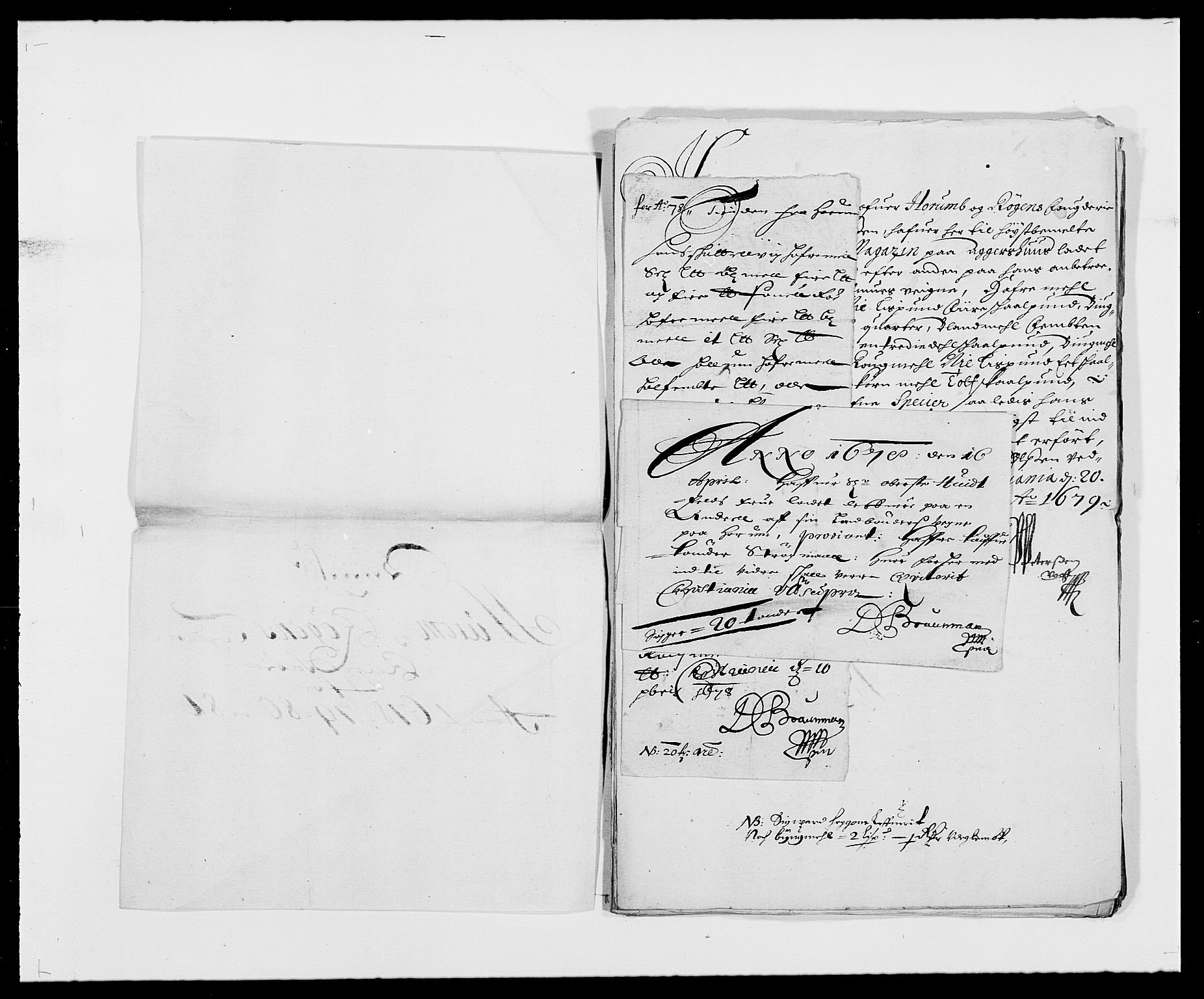 Rentekammeret inntil 1814, Reviderte regnskaper, Fogderegnskap, RA/EA-4092/R29/L1691: Fogderegnskap Hurum og Røyken, 1678-1681, p. 417
