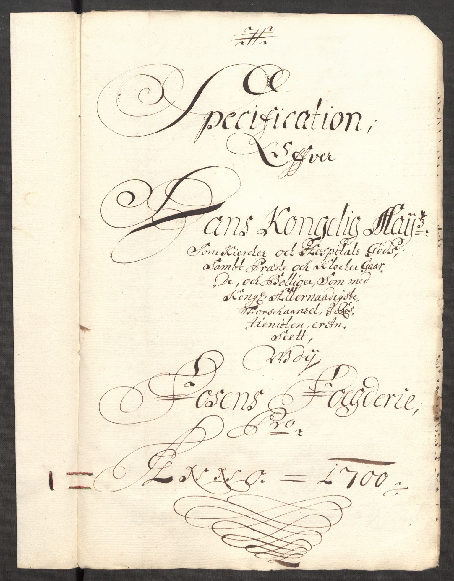 Rentekammeret inntil 1814, Reviderte regnskaper, Fogderegnskap, AV/RA-EA-4092/R57/L3854: Fogderegnskap Fosen, 1700-1701, p. 172