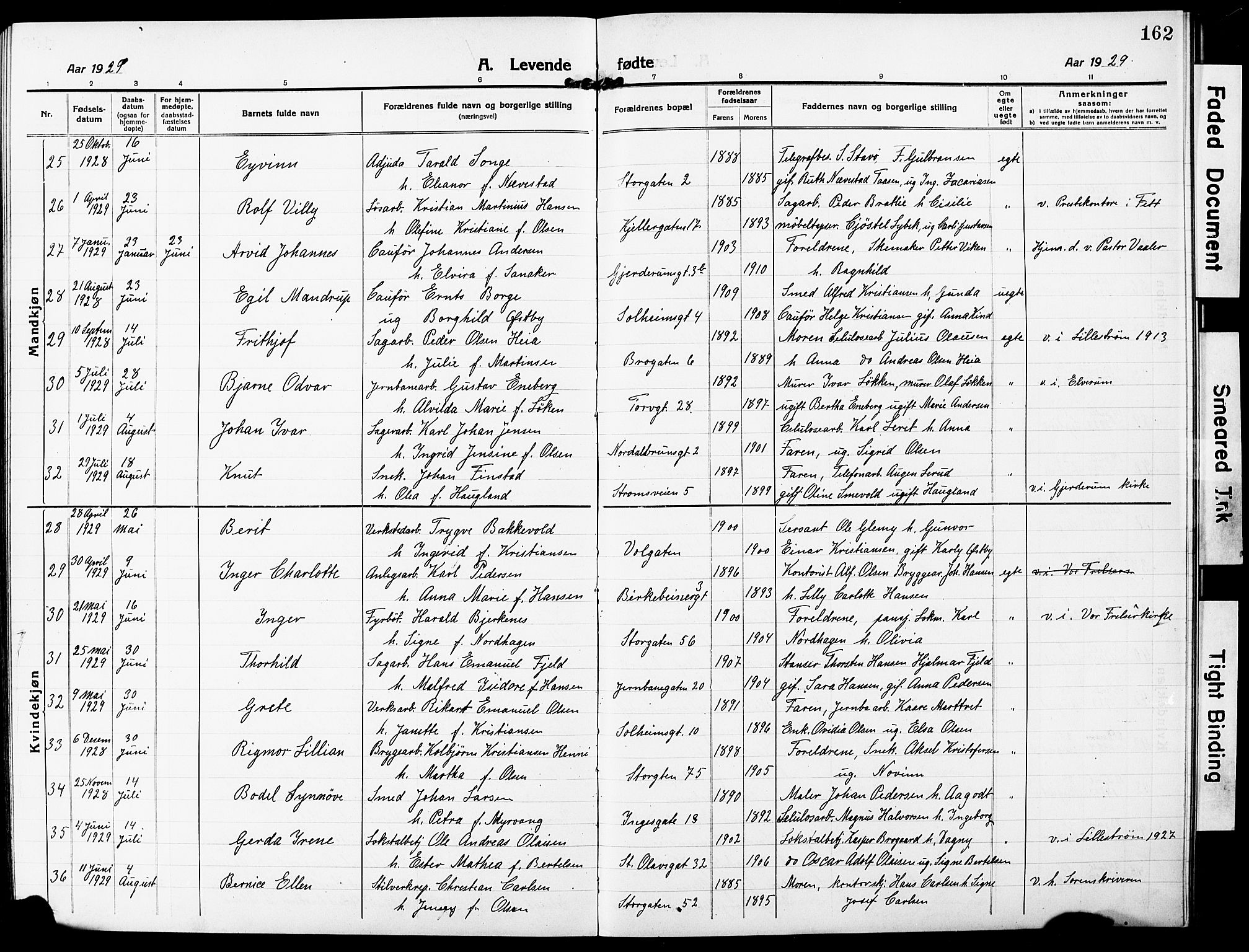 Skedsmo prestekontor Kirkebøker, AV/SAO-A-10033a/G/Gc/L0002: Parish register (copy) no. III 2, 1917-1931, p. 162