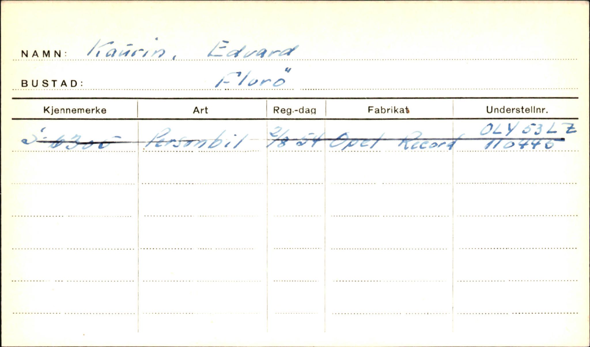 Statens vegvesen, Sogn og Fjordane vegkontor, AV/SAB-A-5301/4/F/L0001B: Eigarregister Fjordane til 1.6.1961, 1930-1961, p. 60