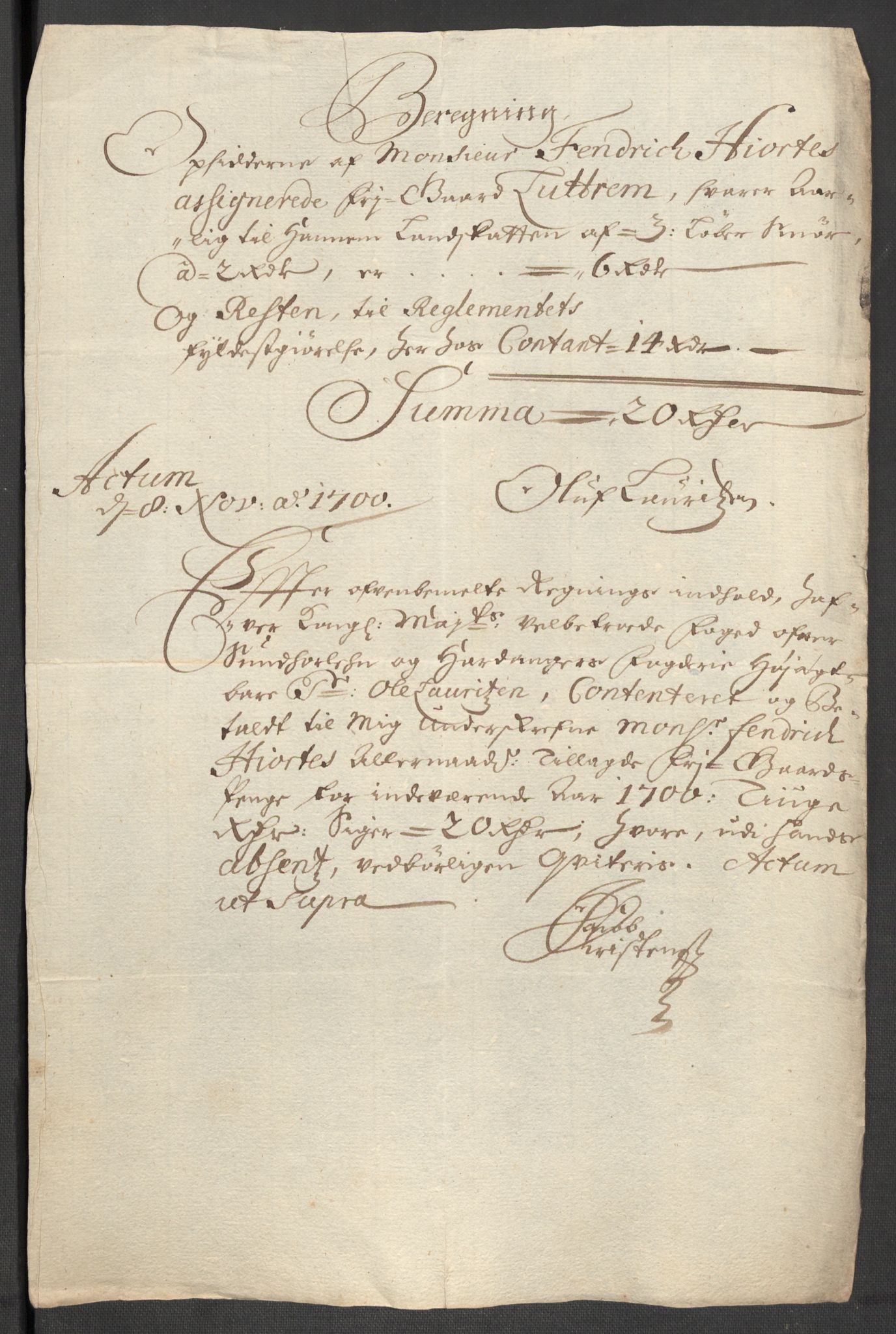 Rentekammeret inntil 1814, Reviderte regnskaper, Fogderegnskap, RA/EA-4092/R48/L2979: Fogderegnskap Sunnhordland og Hardanger, 1700-1701, p. 266