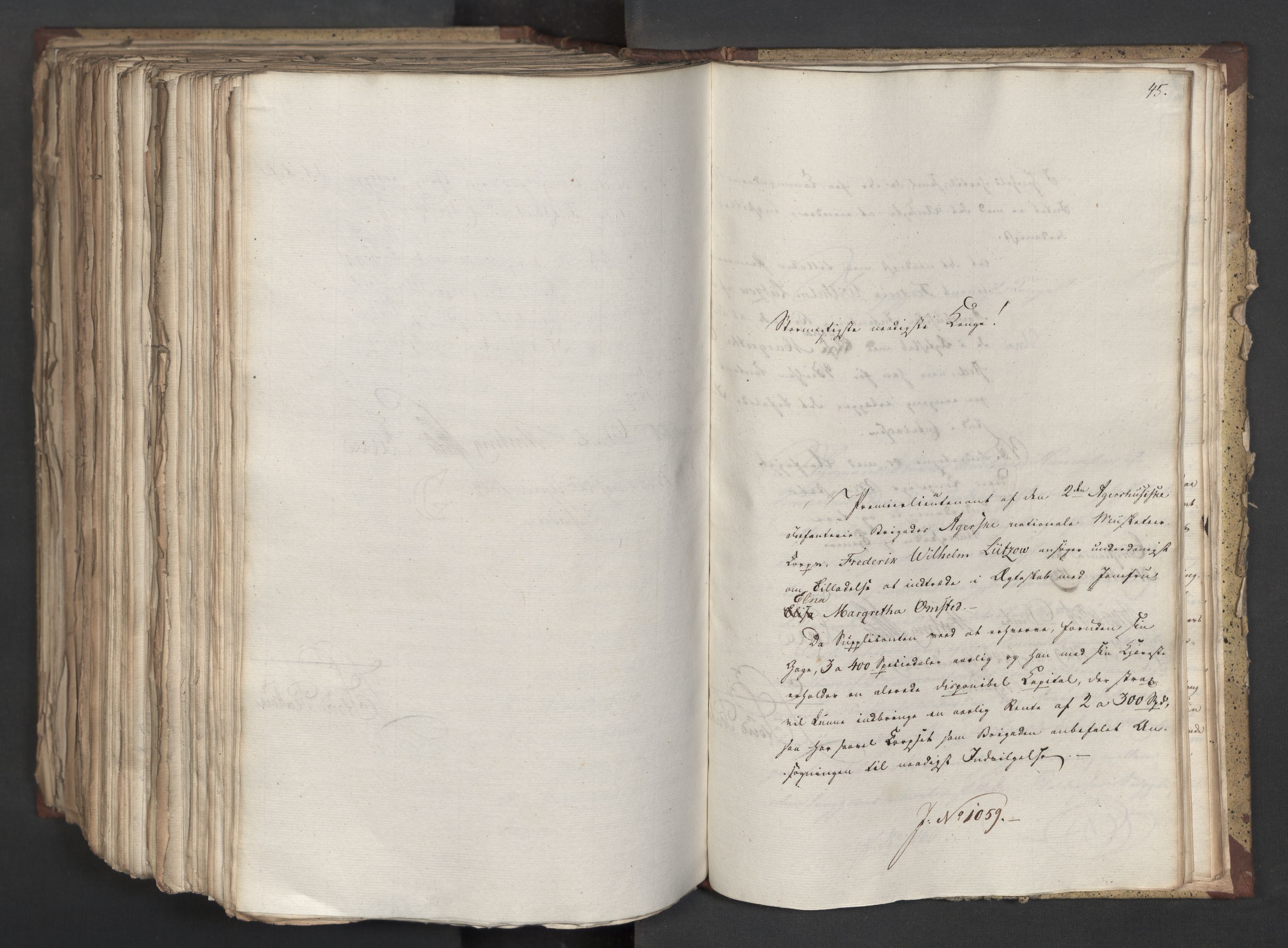 Statsrådsavdelingen i Stockholm, AV/RA-S-1003/D/Da/L0058: Regjeringsinnstillinger nr. 808-1073, 1829, p. 744