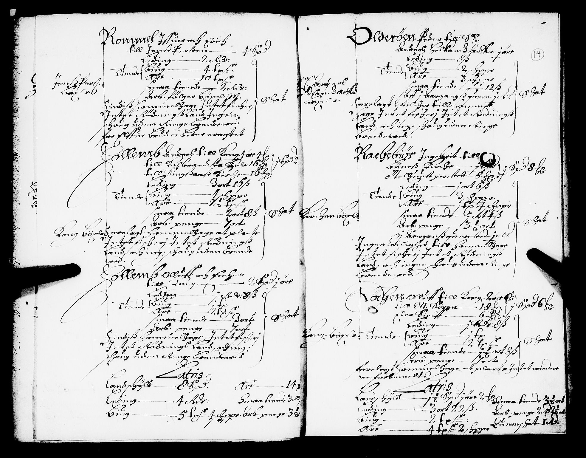 Rentekammeret inntil 1814, Realistisk ordnet avdeling, AV/RA-EA-4070/N/Nb/Nba/L0051: Gauldal fogderi, 1667, p. 13b-14a