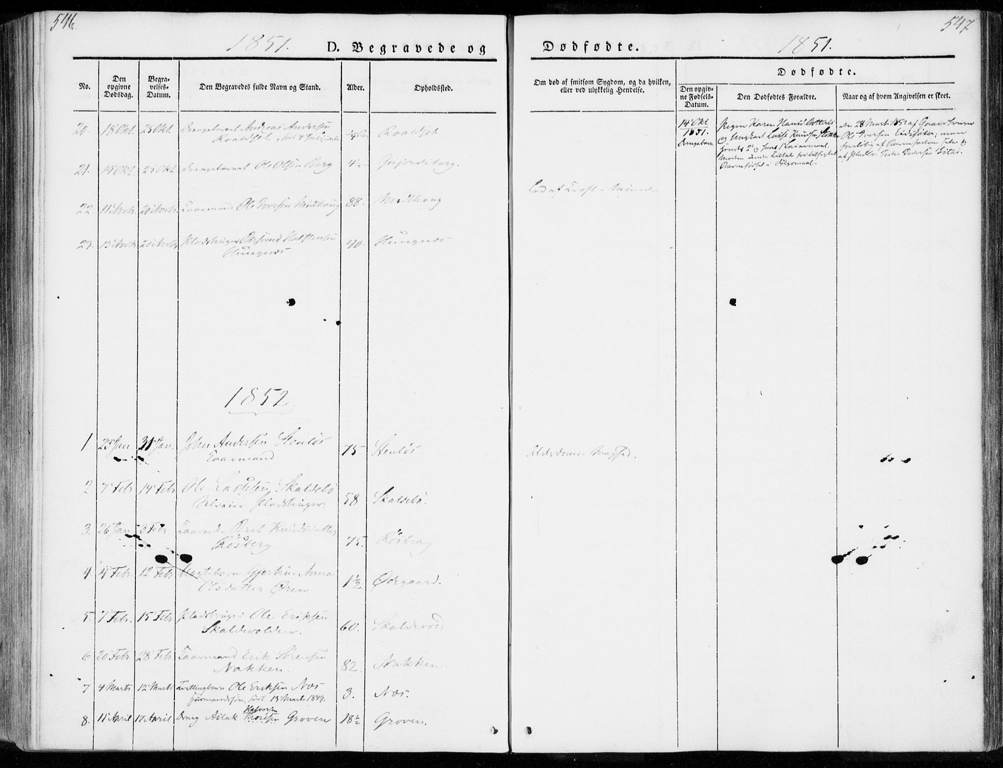 Ministerialprotokoller, klokkerbøker og fødselsregistre - Møre og Romsdal, AV/SAT-A-1454/557/L0680: Parish register (official) no. 557A02, 1843-1869, p. 546-547