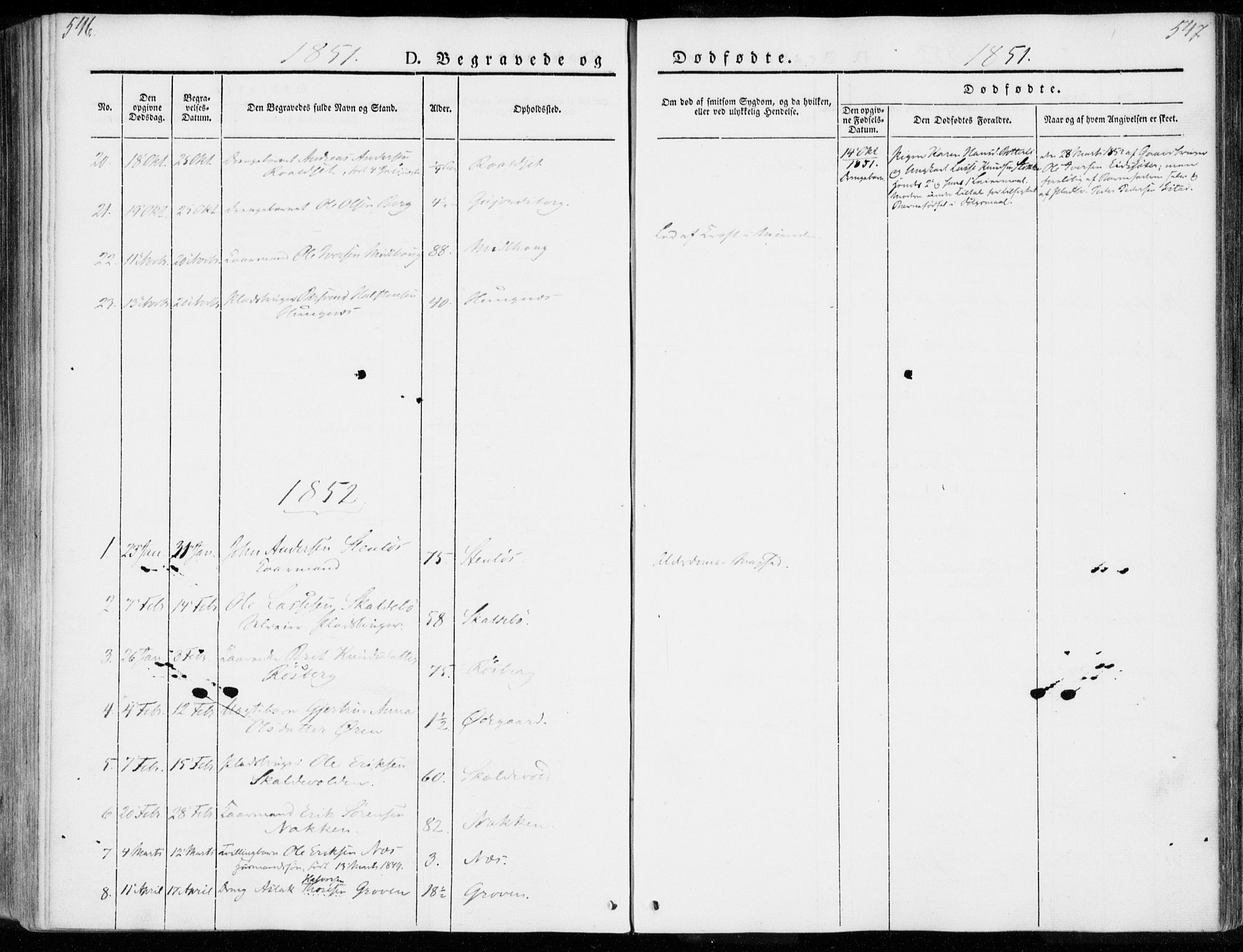 Ministerialprotokoller, klokkerbøker og fødselsregistre - Møre og Romsdal, SAT/A-1454/557/L0680: Parish register (official) no. 557A02, 1843-1869, p. 546-547