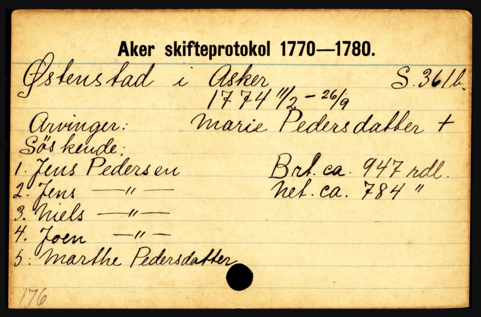 Aker sorenskriveri, SAO/A-10895/H, 1656-1820, p. 9867