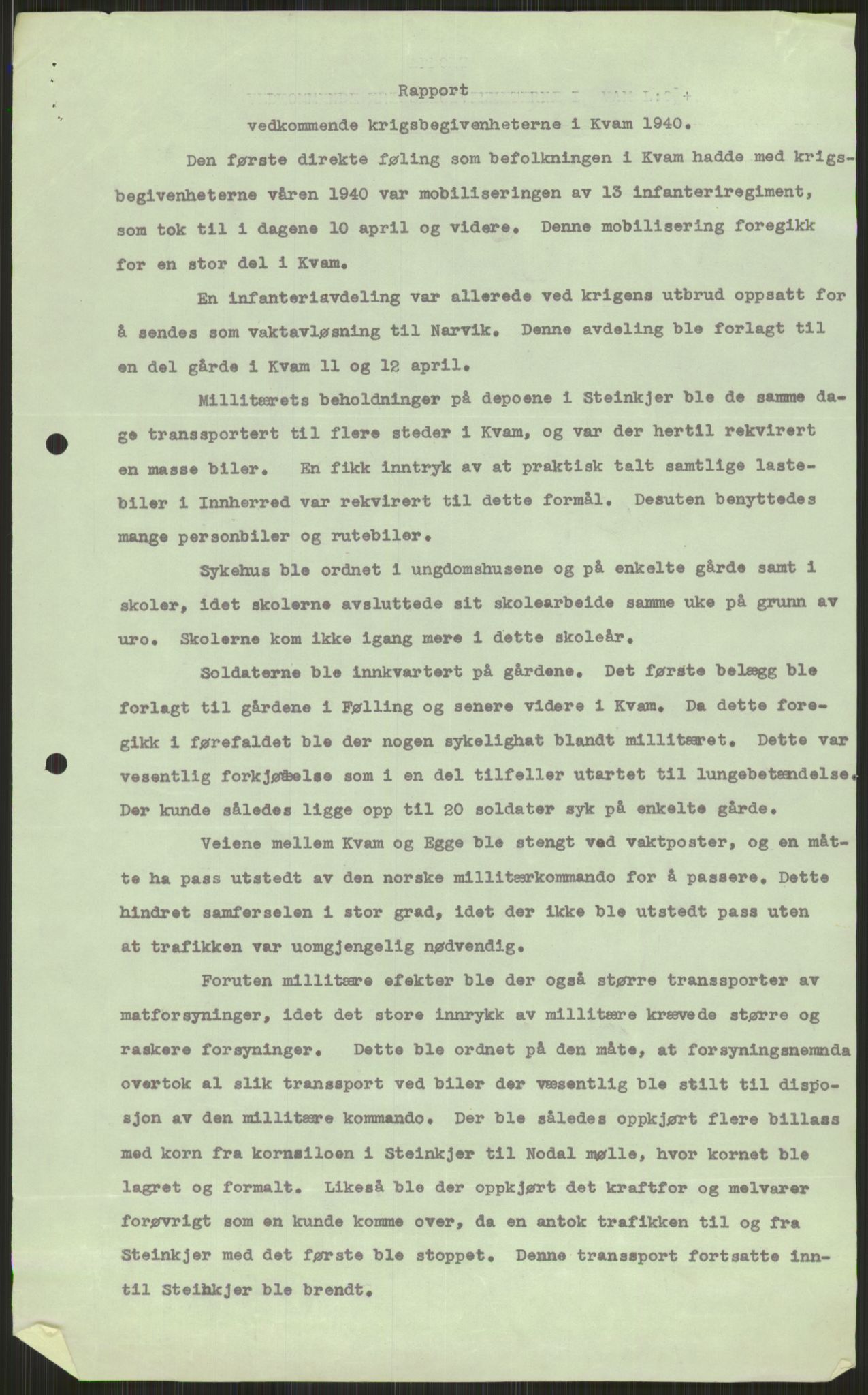 Forsvaret, Forsvarets krigshistoriske avdeling, RA/RAFA-2017/Y/Ya/L0016: II-C-11-31 - Fylkesmenn.  Rapporter om krigsbegivenhetene 1940., 1940, p. 490