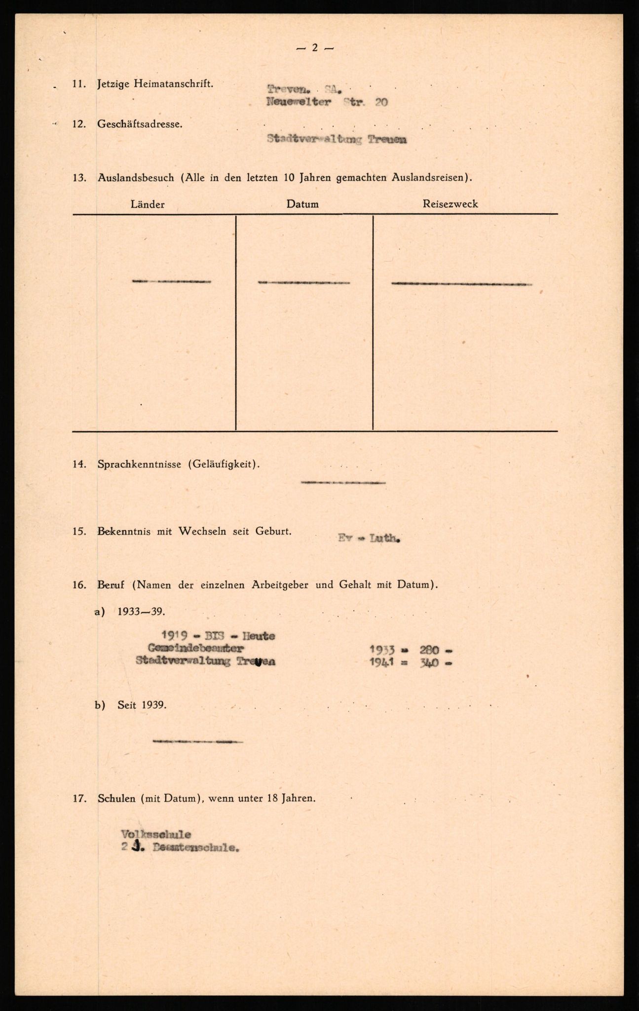 Forsvaret, Forsvarets overkommando II, RA/RAFA-3915/D/Db/L0023: CI Questionaires. Tyske okkupasjonsstyrker i Norge. Tyskere., 1945-1946, p. 535