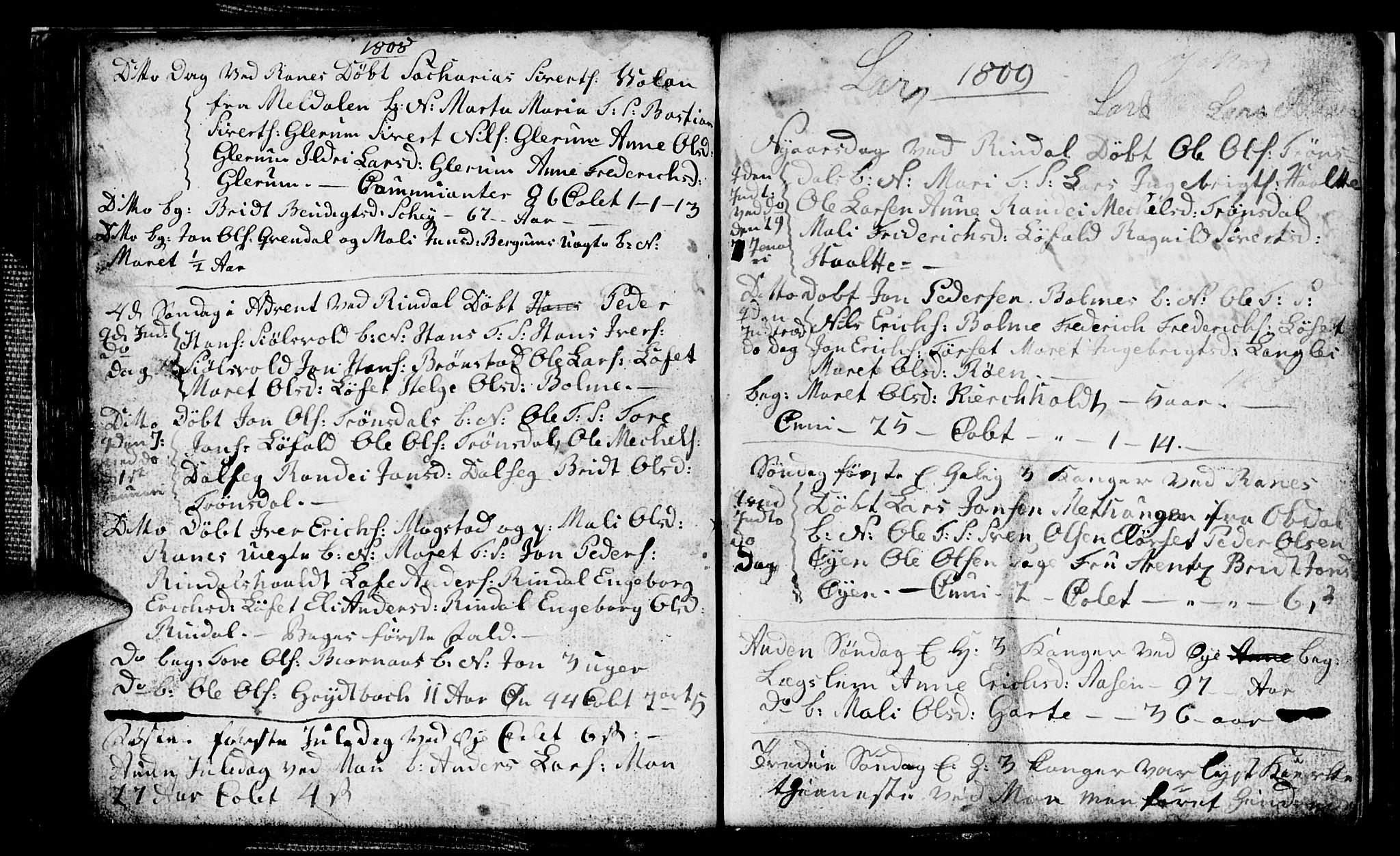 Ministerialprotokoller, klokkerbøker og fødselsregistre - Møre og Romsdal, AV/SAT-A-1454/595/L1049: Parish register (copy) no. 595C01, 1805-1819, p. 37