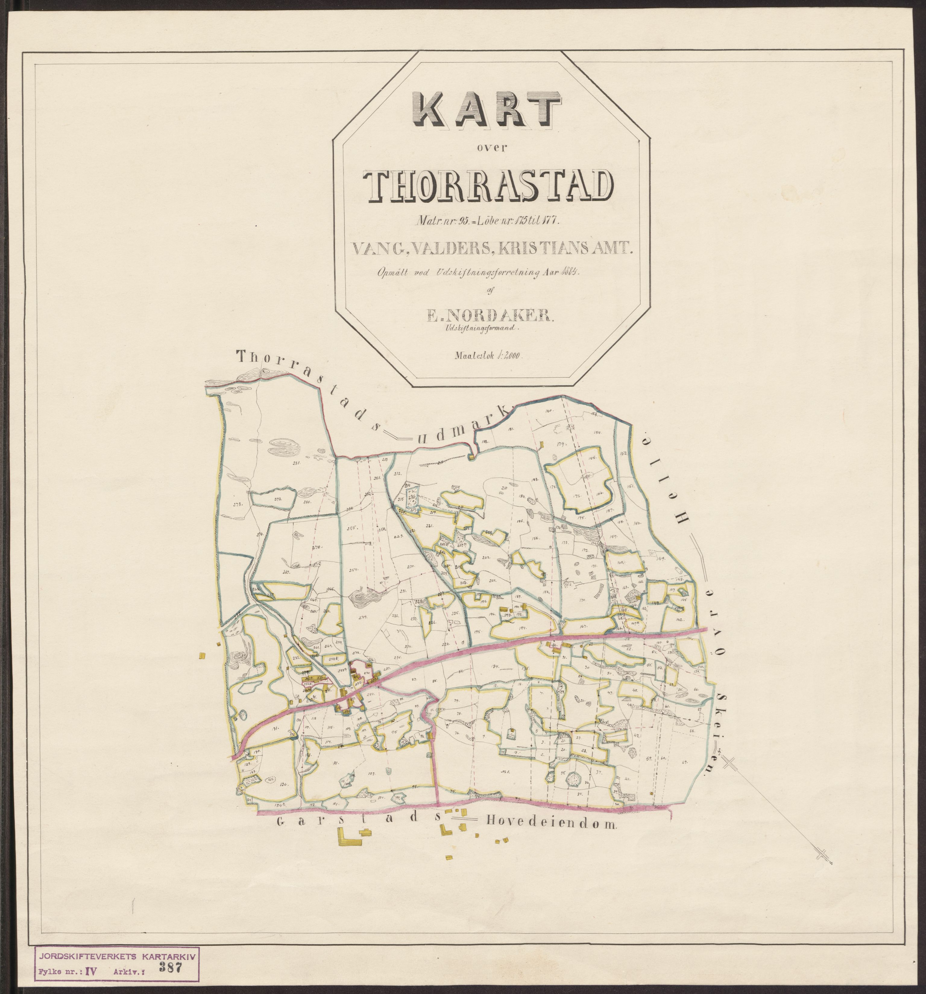 Jordskifteverkets kartarkiv, RA/S-3929/T, 1859-1988, p. 458