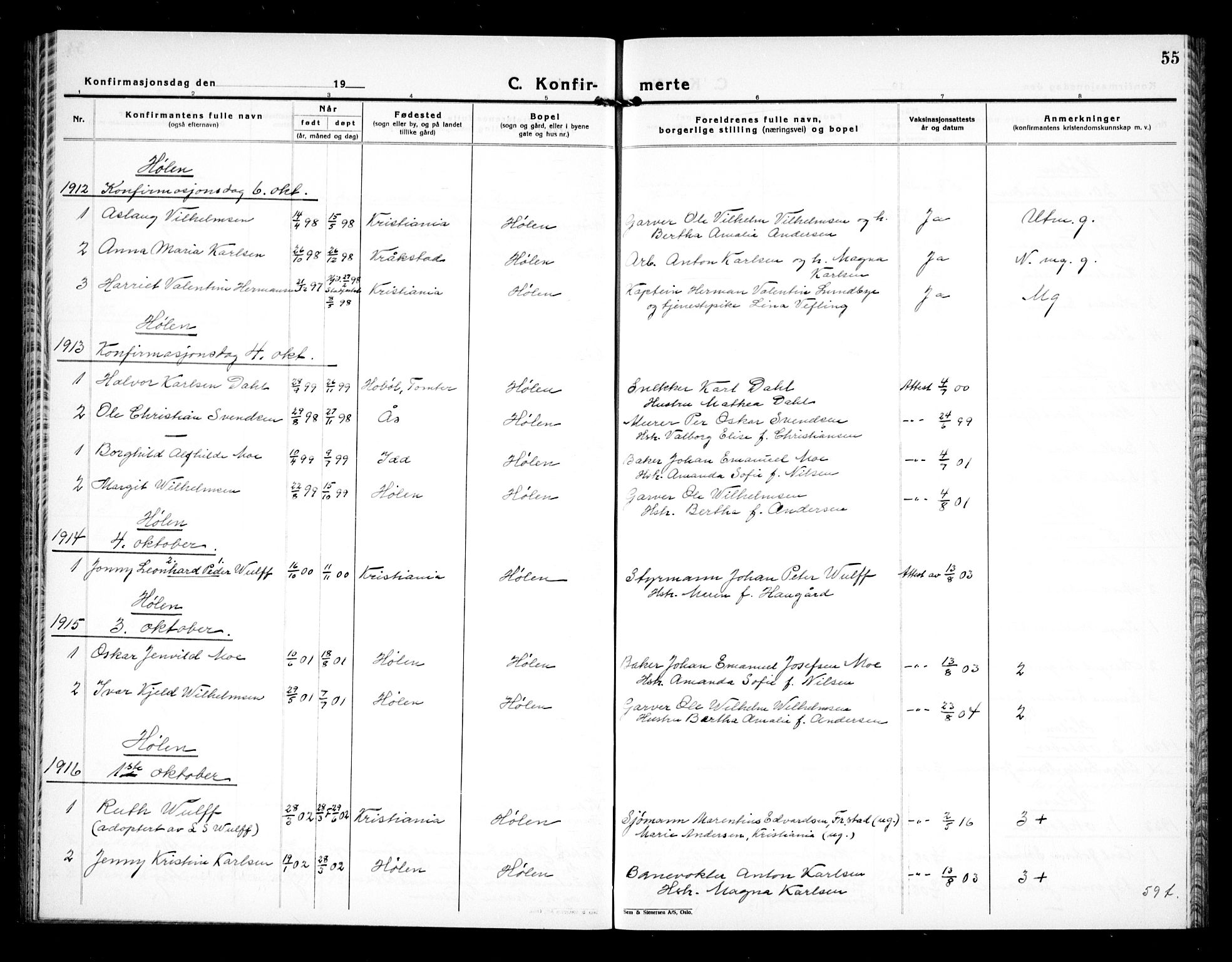 Vestby prestekontor Kirkebøker, AV/SAO-A-10893/G/Gb/L0001: Parish register (copy) no. II 1, 1878-1905, p. 55