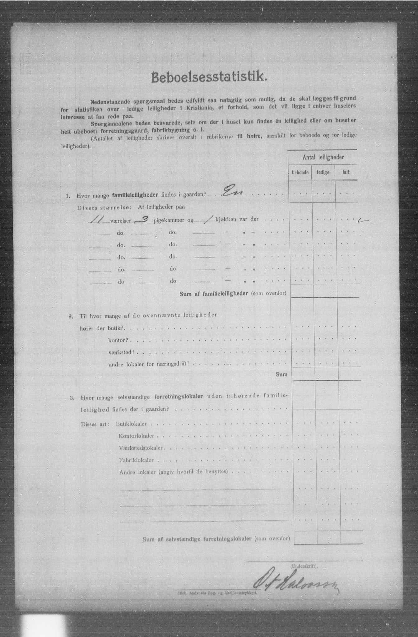 OBA, Municipal Census 1904 for Kristiania, 1904, p. 10627