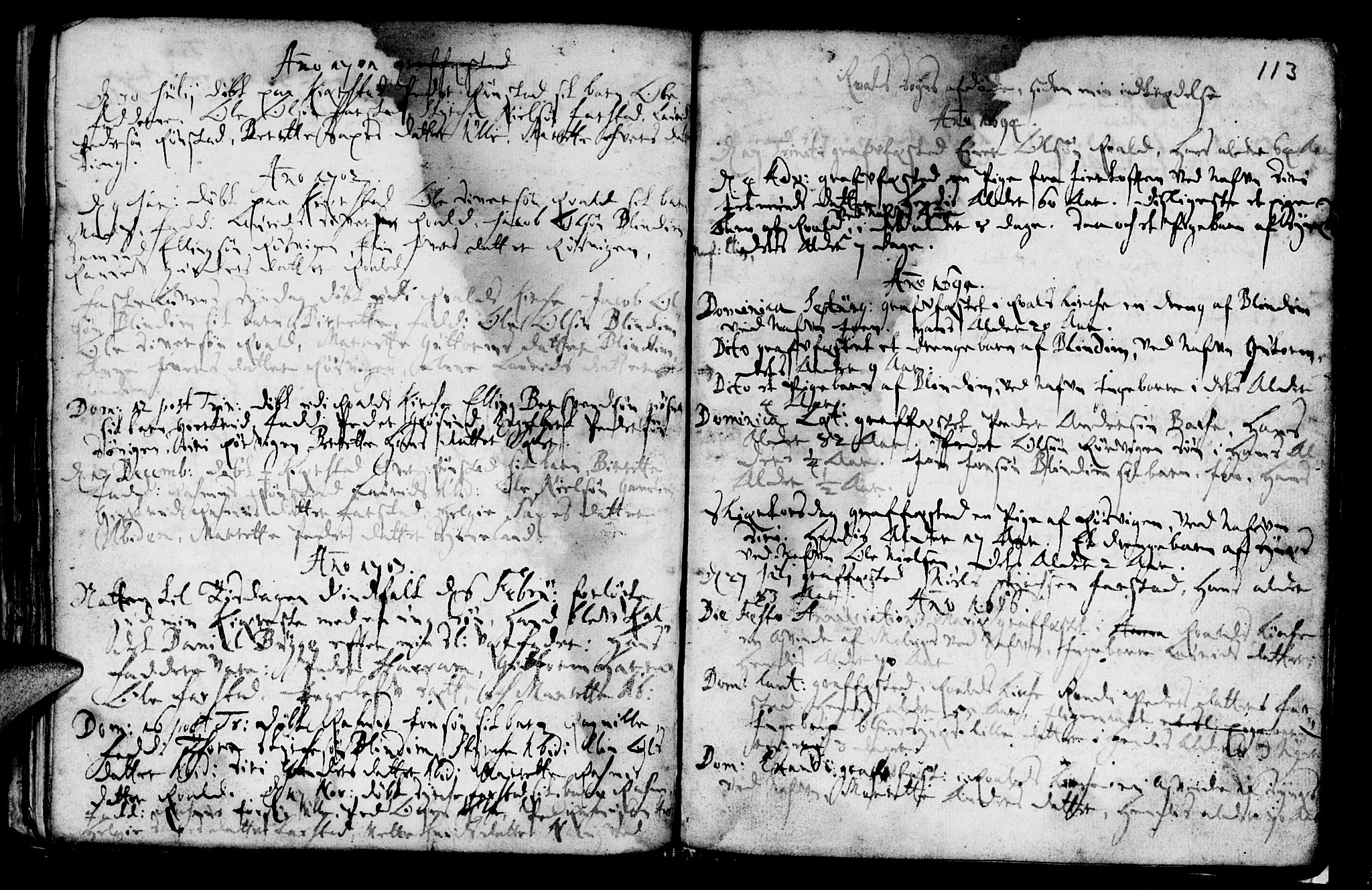 Ministerialprotokoller, klokkerbøker og fødselsregistre - Møre og Romsdal, SAT/A-1454/536/L0492: Parish register (official) no. 536A01 /2, 1689-1738, p. 113