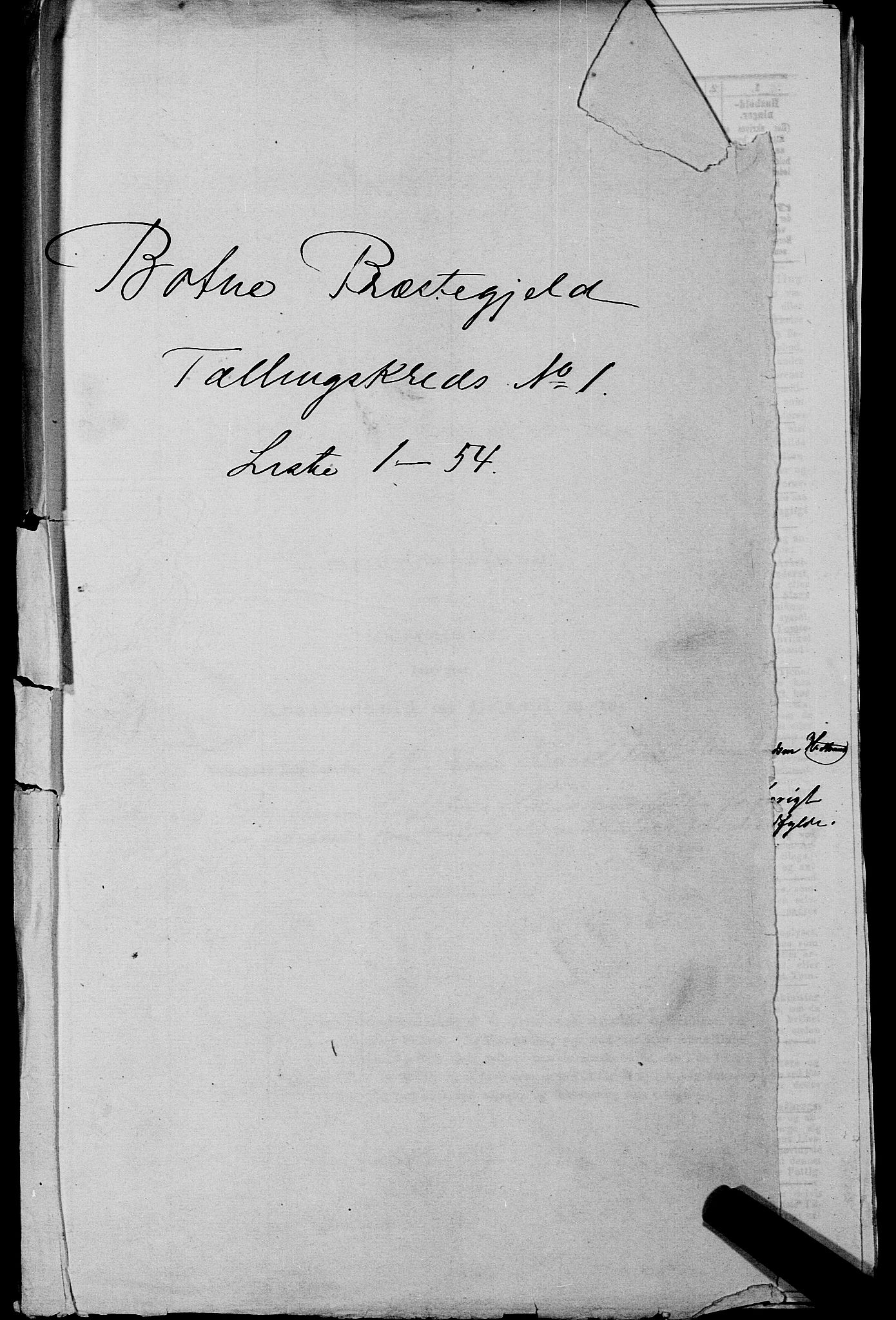 SAKO, 1875 census for 0715P Botne, 1875, p. 47
