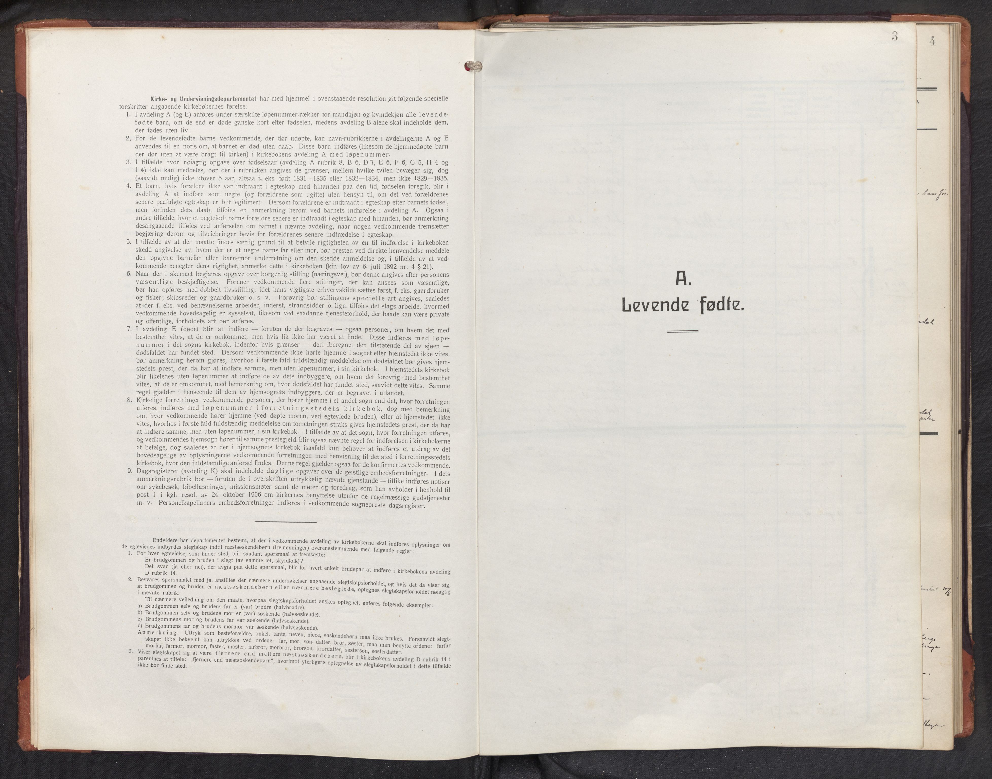 Aurland sokneprestembete, SAB/A-99937/H/Hb/Hbd/L0003: Parish register (copy) no. D 3, 1920-1968, p. 2b-3a