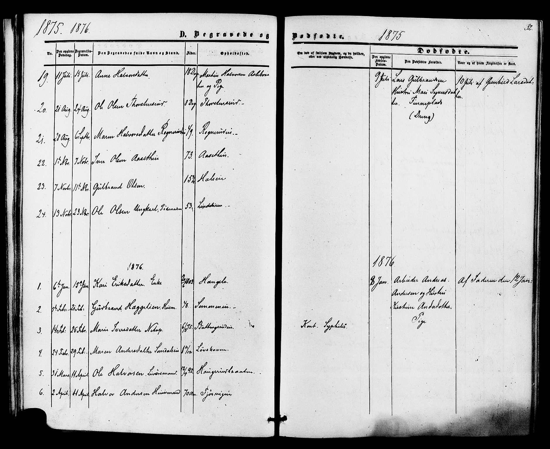 Ådal kirkebøker, AV/SAKO-A-248/F/Fa/L0002: Parish register (official) no. I 2, 1857-1883, p. 32