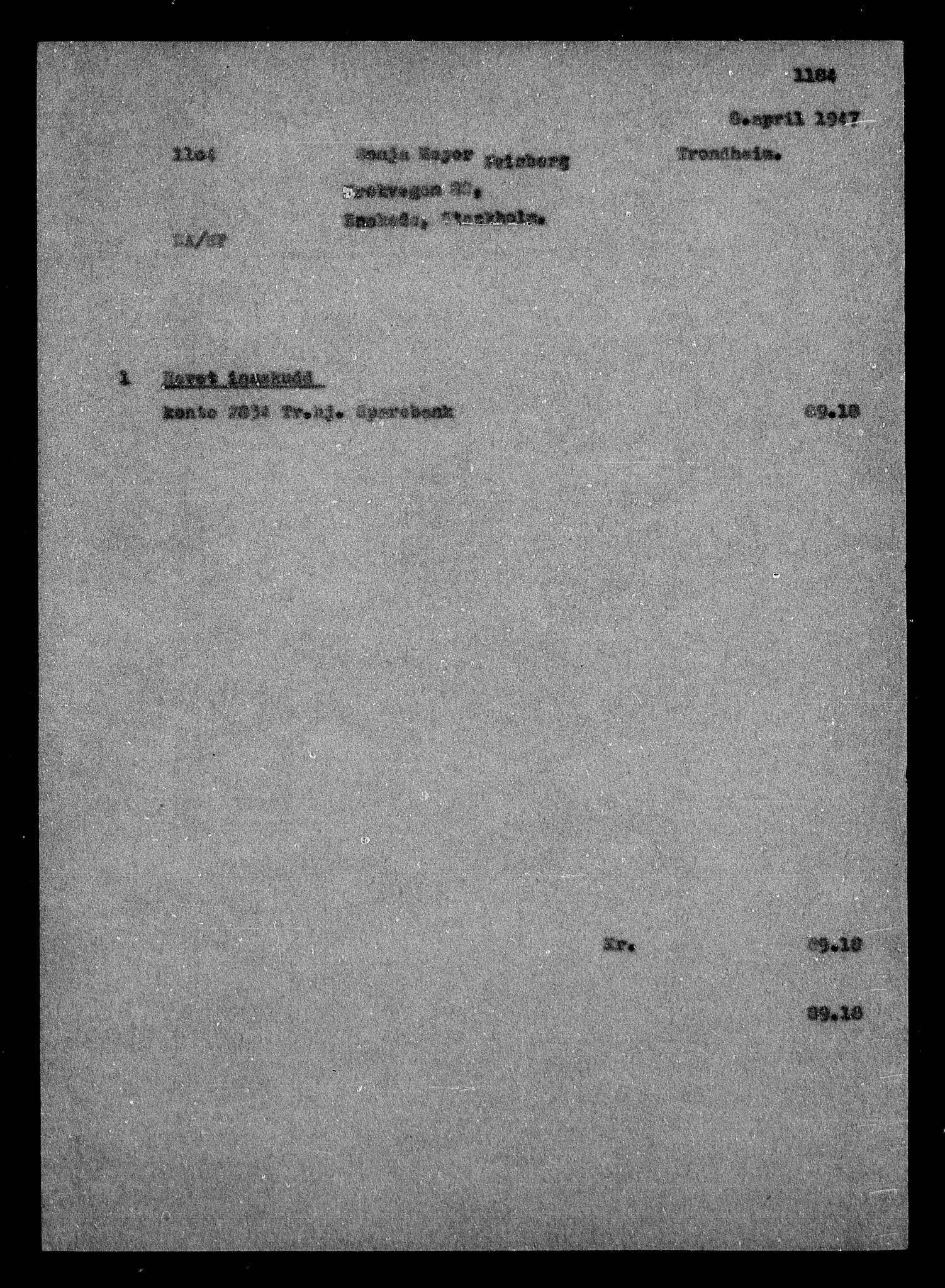 Justisdepartementet, Tilbakeføringskontoret for inndratte formuer, AV/RA-S-1564/H/Hc/Hca/L0906: --, 1945-1947, p. 6