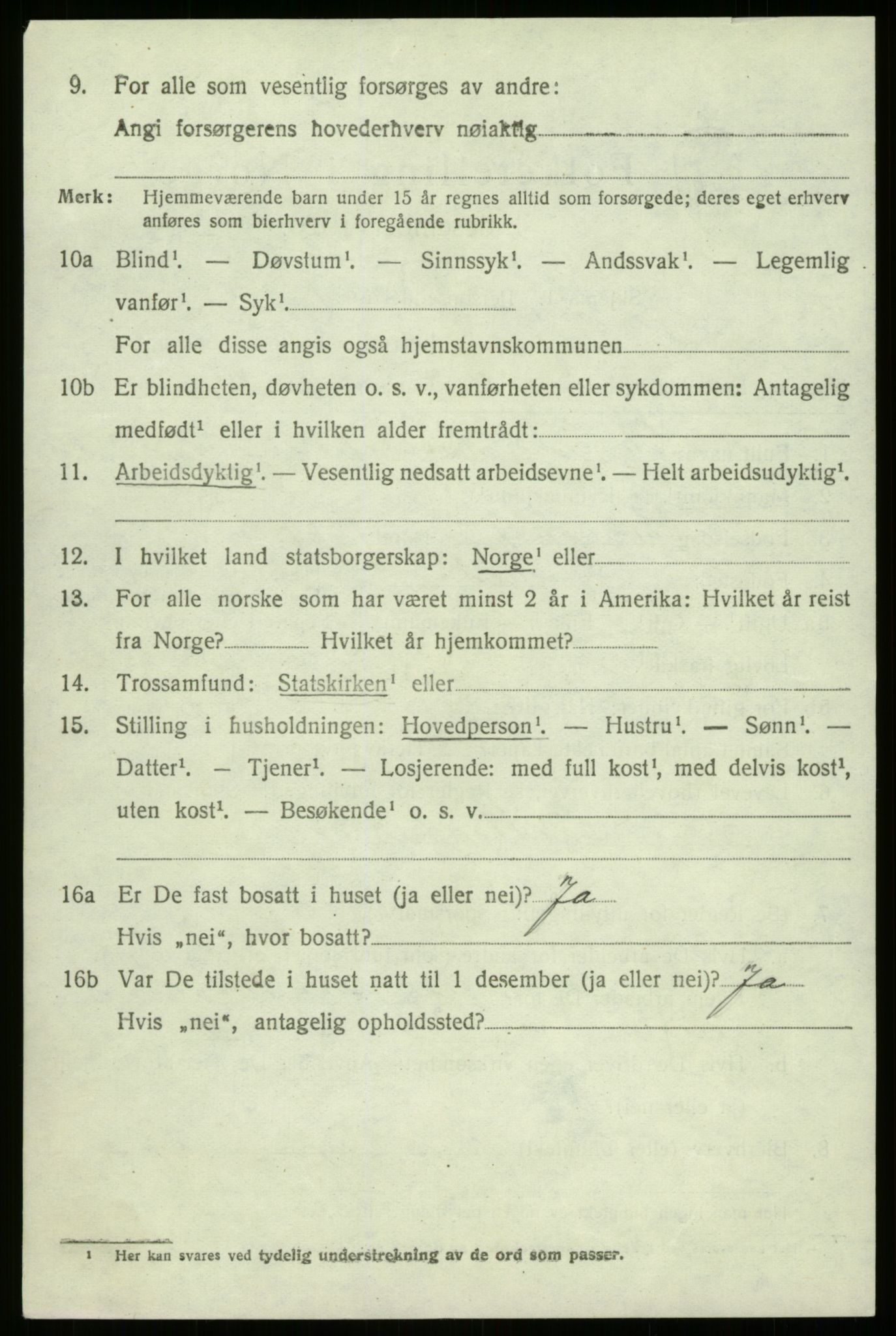 SAB, 1920 census for Eid, 1920, p. 3473