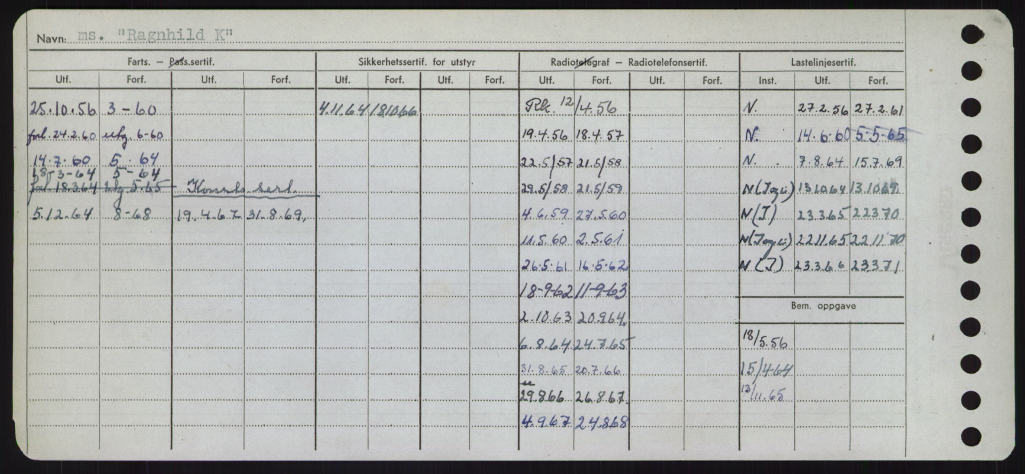 Sjøfartsdirektoratet med forløpere, Skipsmålingen, RA/S-1627/H/Hd/L0030: Fartøy, Q-Riv, p. 86