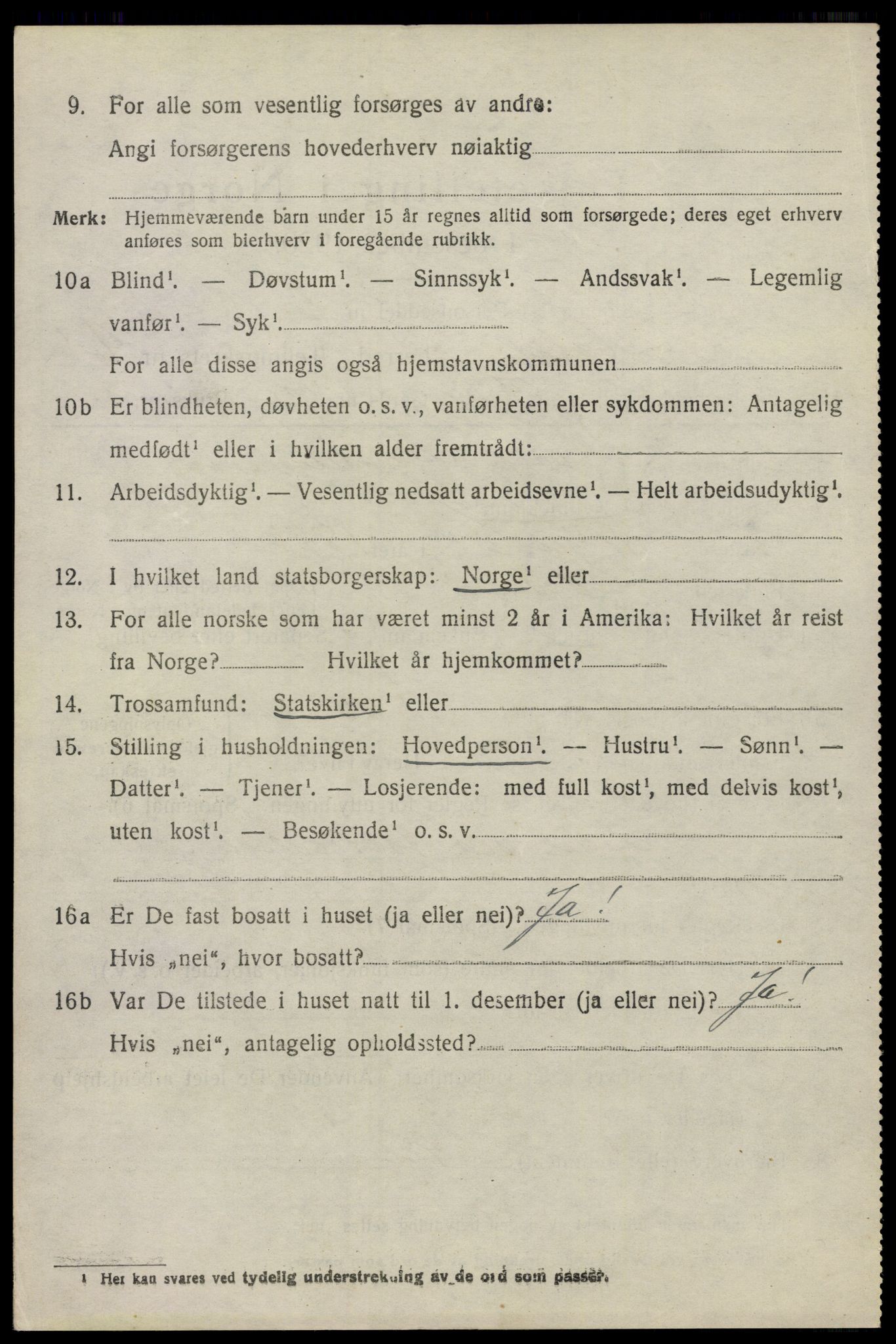 SAO, 1920 census for Hobøl, 1920, p. 2433