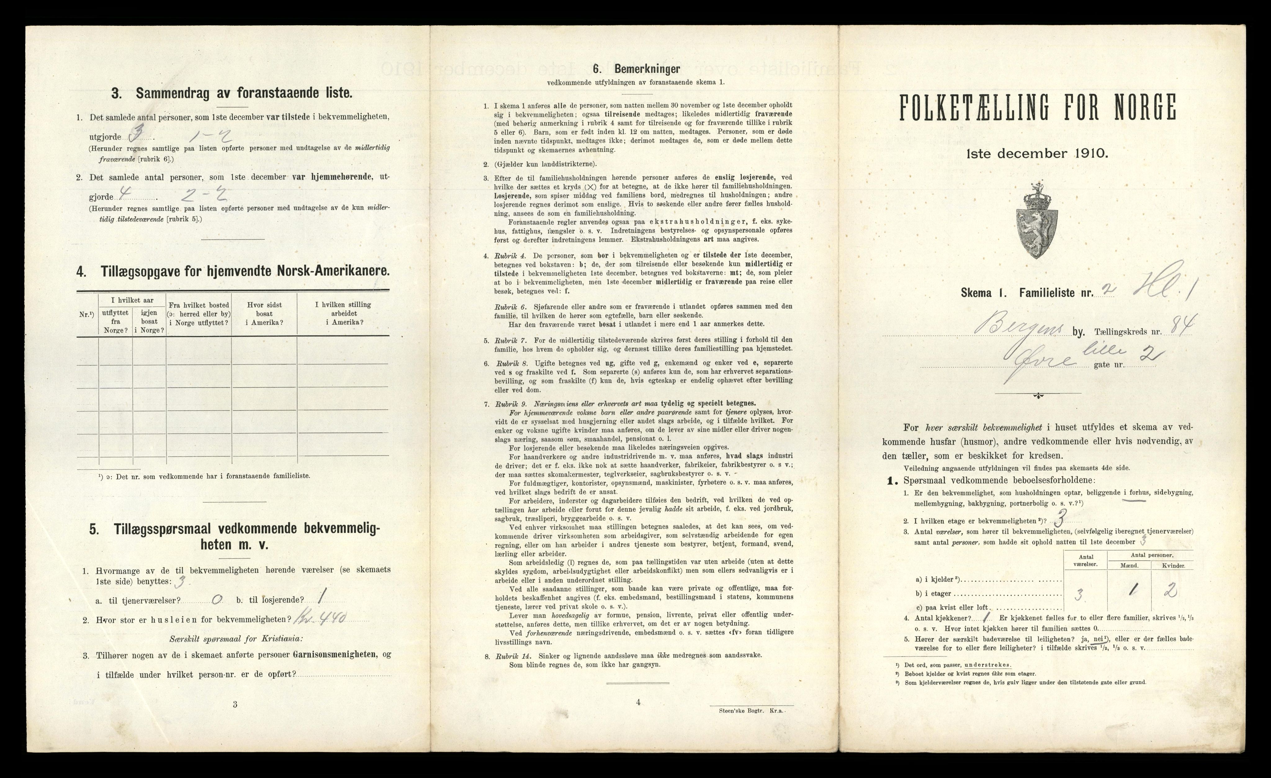 RA, 1910 census for Bergen, 1910, p. 29503