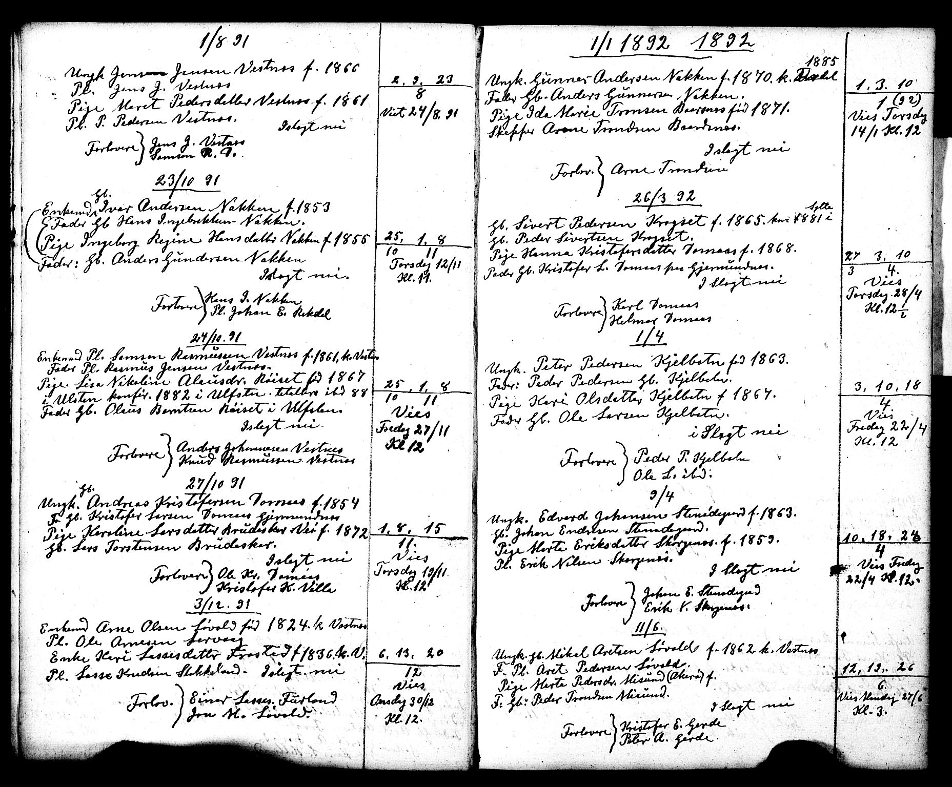 Ministerialprotokoller, klokkerbøker og fødselsregistre - Møre og Romsdal, SAT/A-1454/547/L0609: Curate's parish register no. 547B01, 1829-1898