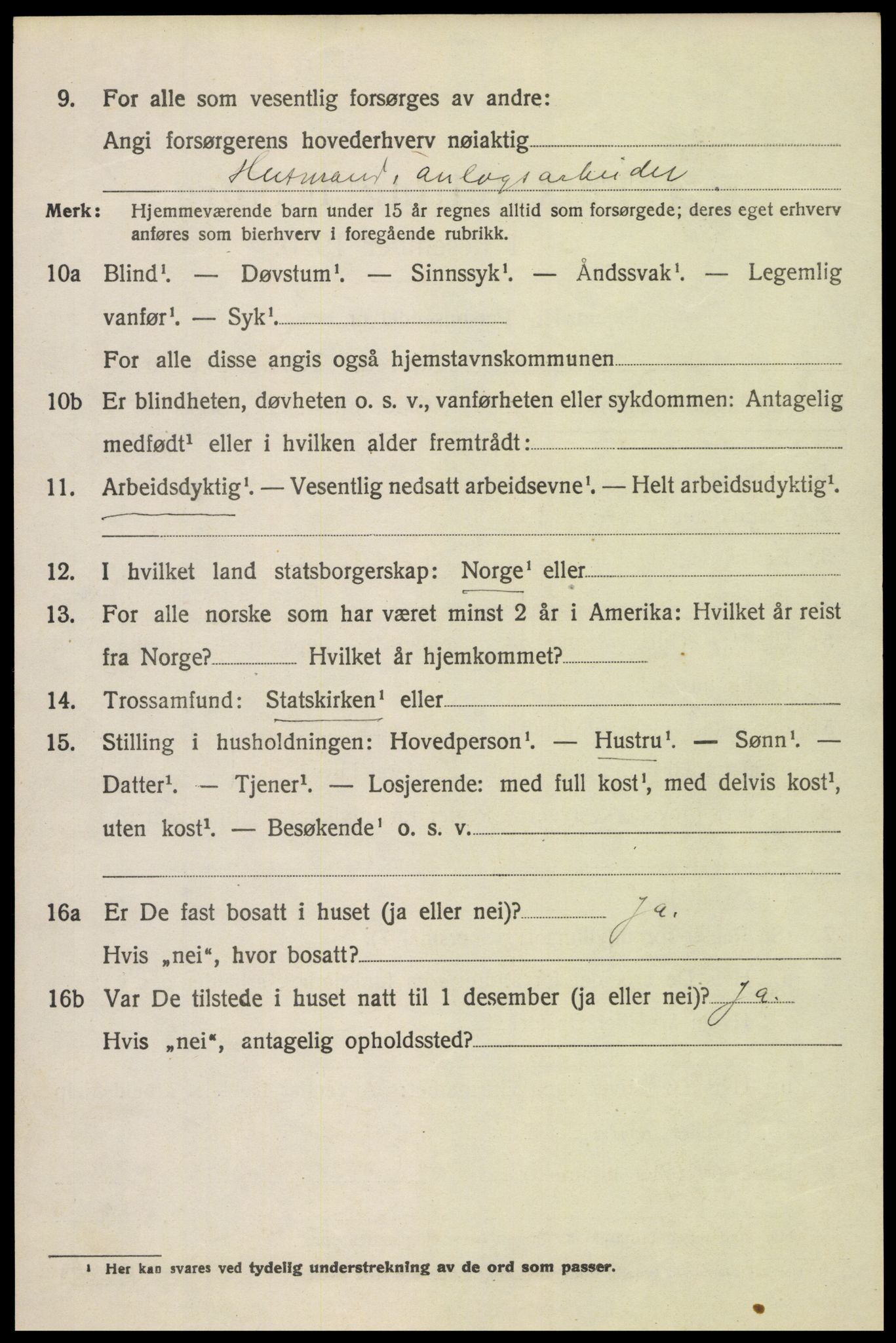 SAH, 1920 census for Sel, 1920, p. 3101