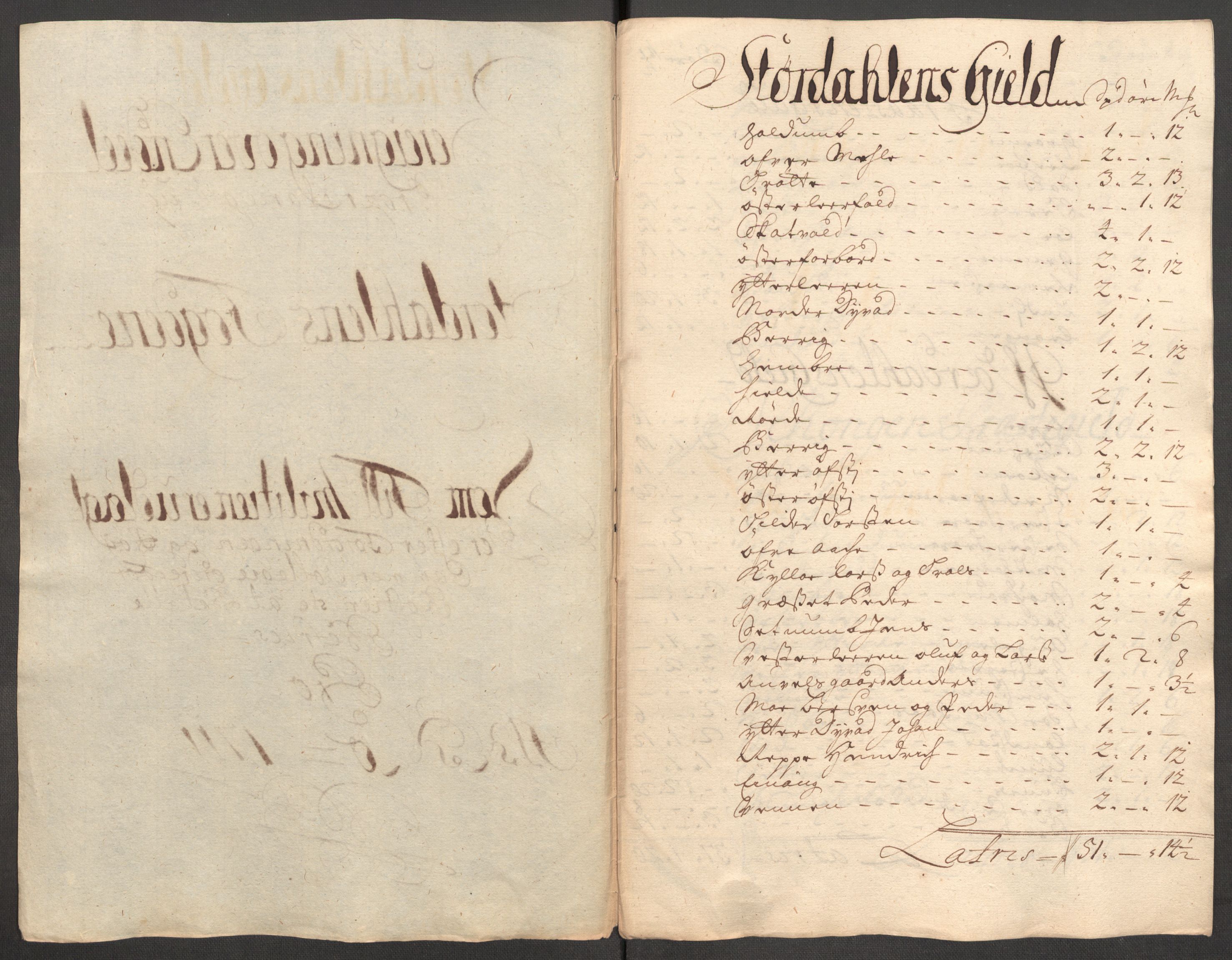 Rentekammeret inntil 1814, Reviderte regnskaper, Fogderegnskap, RA/EA-4092/R62/L4201: Fogderegnskap Stjørdal og Verdal, 1711, p. 243