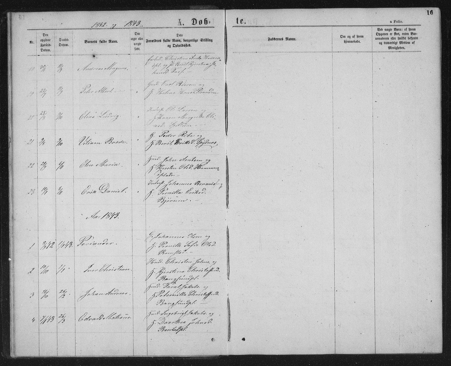 Ministerialprotokoller, klokkerbøker og fødselsregistre - Nord-Trøndelag, SAT/A-1458/768/L0566: Parish register (official) no. 768A01, 1836-1865, p. 16