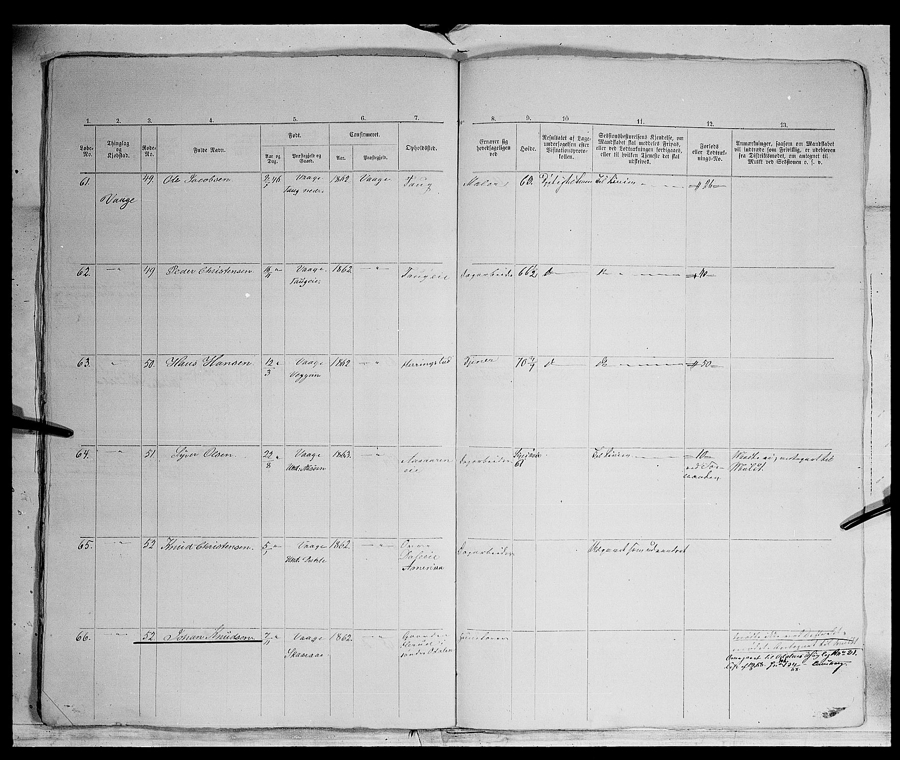 Fylkesmannen i Oppland, AV/SAH-FYO-002/1/K/Kg/L1174: Fron, Nordre og Søndre Fron, Vågå, 1860-1879, p. 452