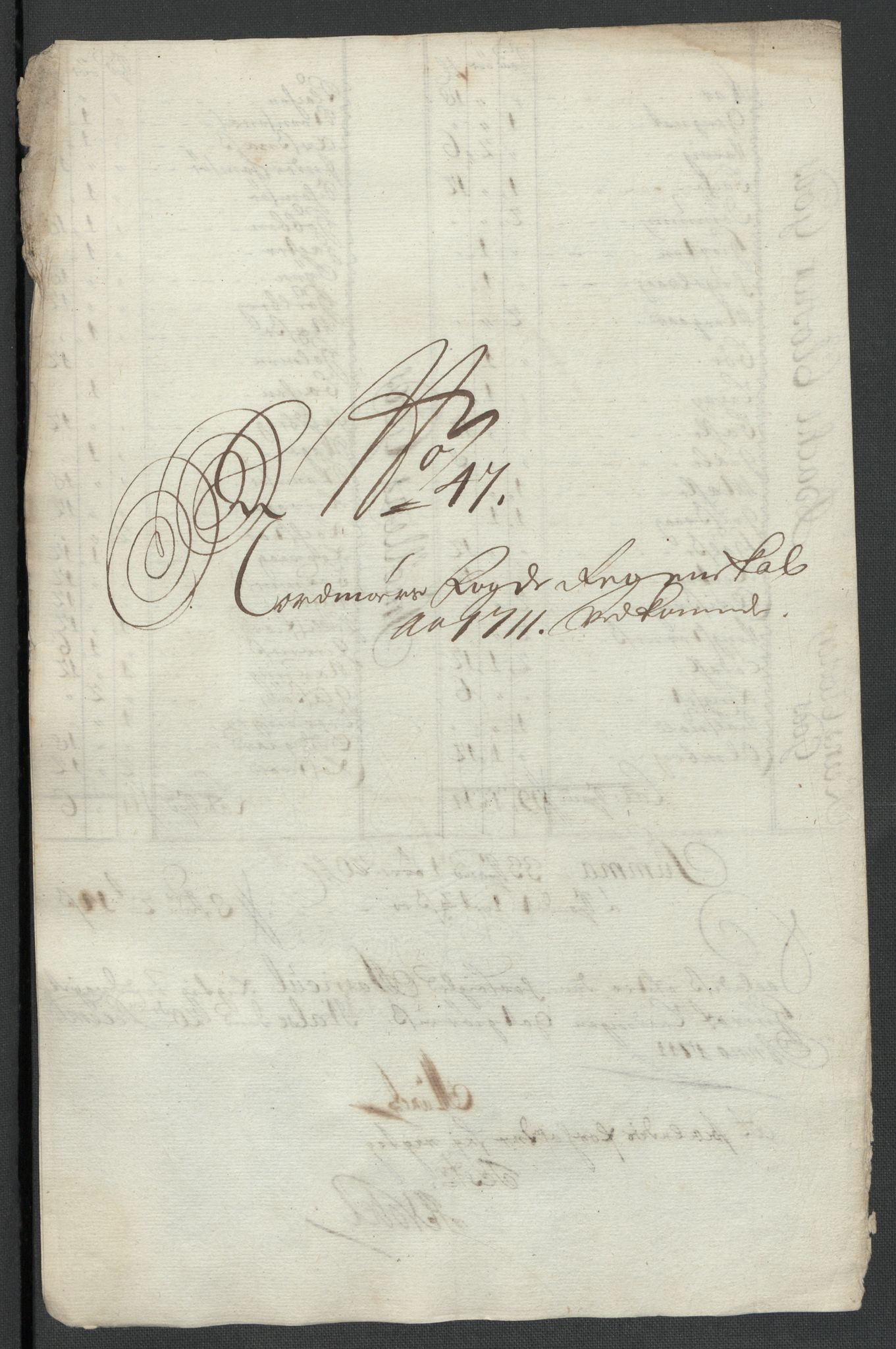 Rentekammeret inntil 1814, Reviderte regnskaper, Fogderegnskap, AV/RA-EA-4092/R56/L3745: Fogderegnskap Nordmøre, 1711, p. 364