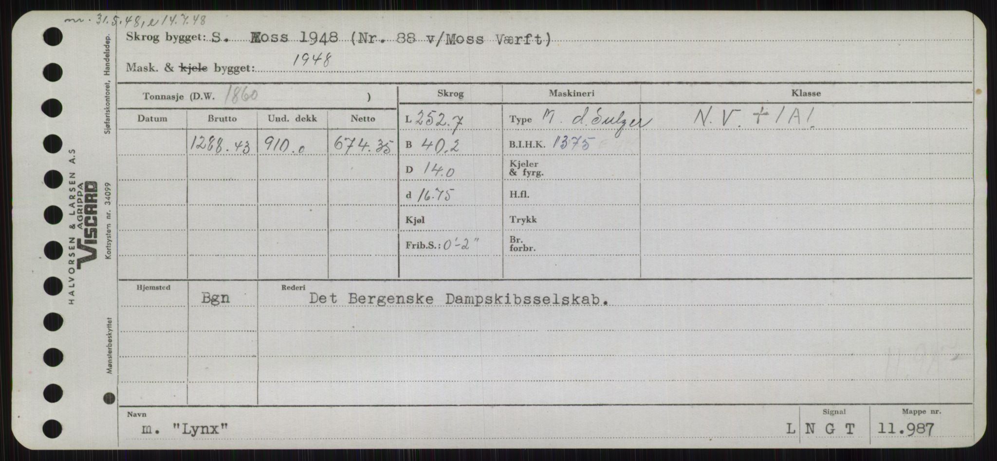 Sjøfartsdirektoratet med forløpere, Skipsmålingen, RA/S-1627/H/Hb/L0003: Fartøy, I-N, p. 279