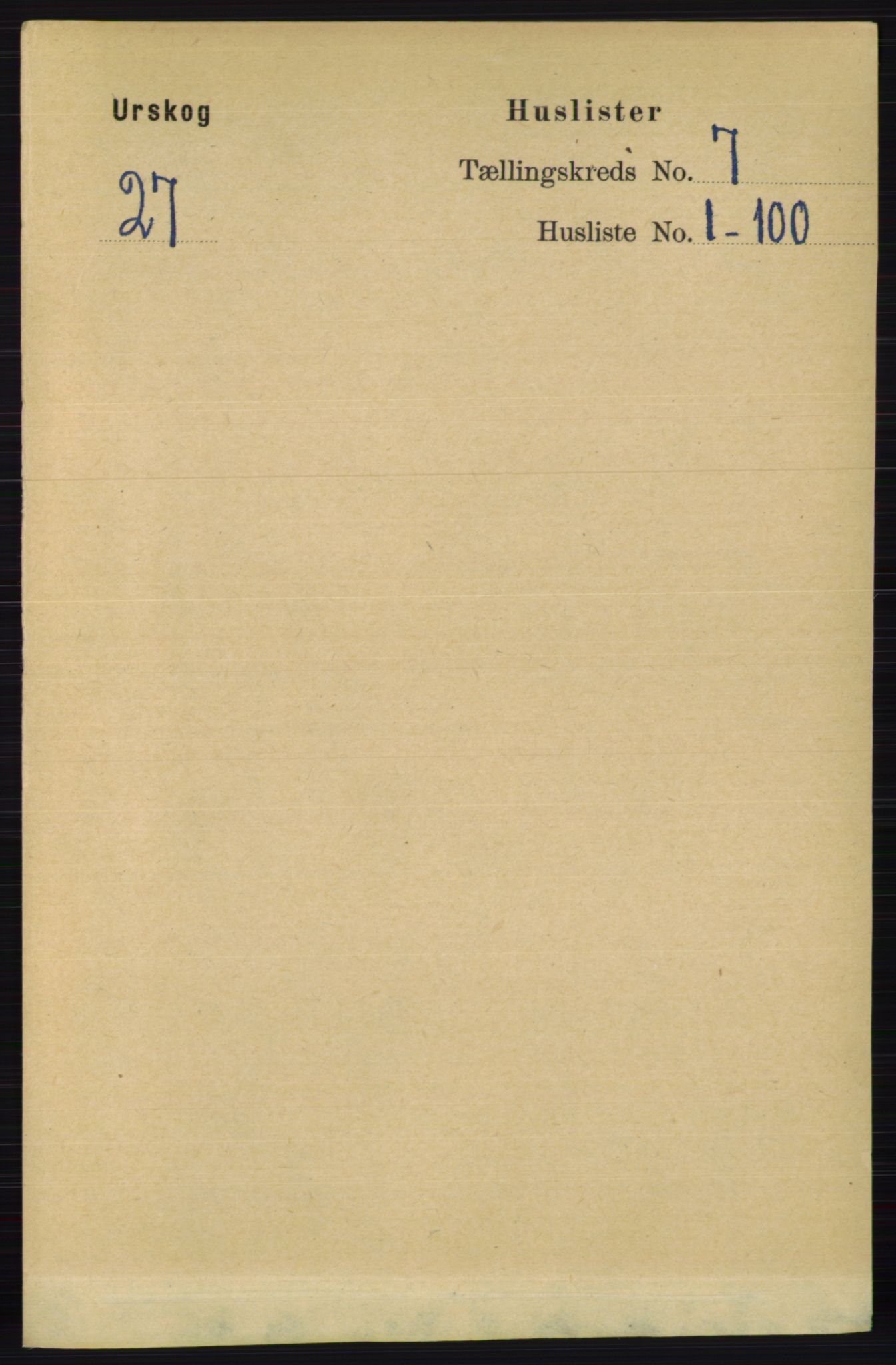 RA, 1891 census for 0224 Aurskog, 1891, p. 3161