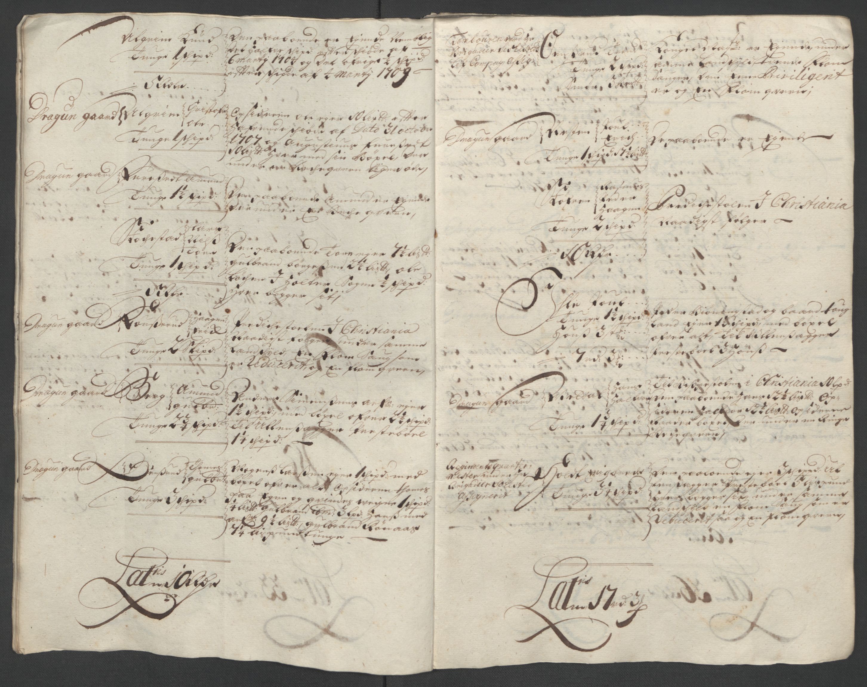 Rentekammeret inntil 1814, Reviderte regnskaper, Fogderegnskap, AV/RA-EA-4092/R12/L0719: Fogderegnskap Øvre Romerike, 1708-1709, p. 242