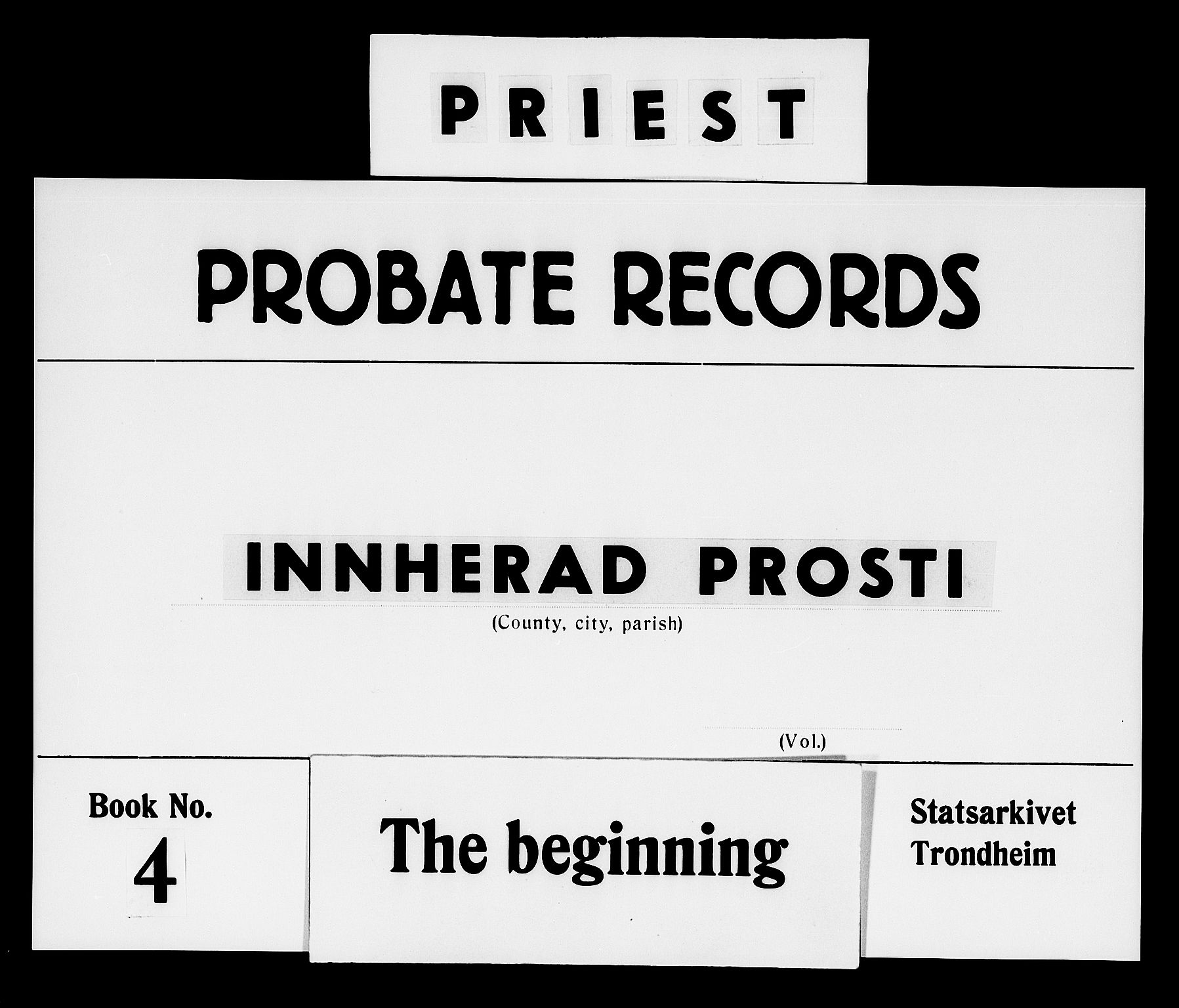 Innherad prosti, AV/SAT-A-6524/1/G/Gc/L0003: Skifteprotokoll B II, 1735-1781